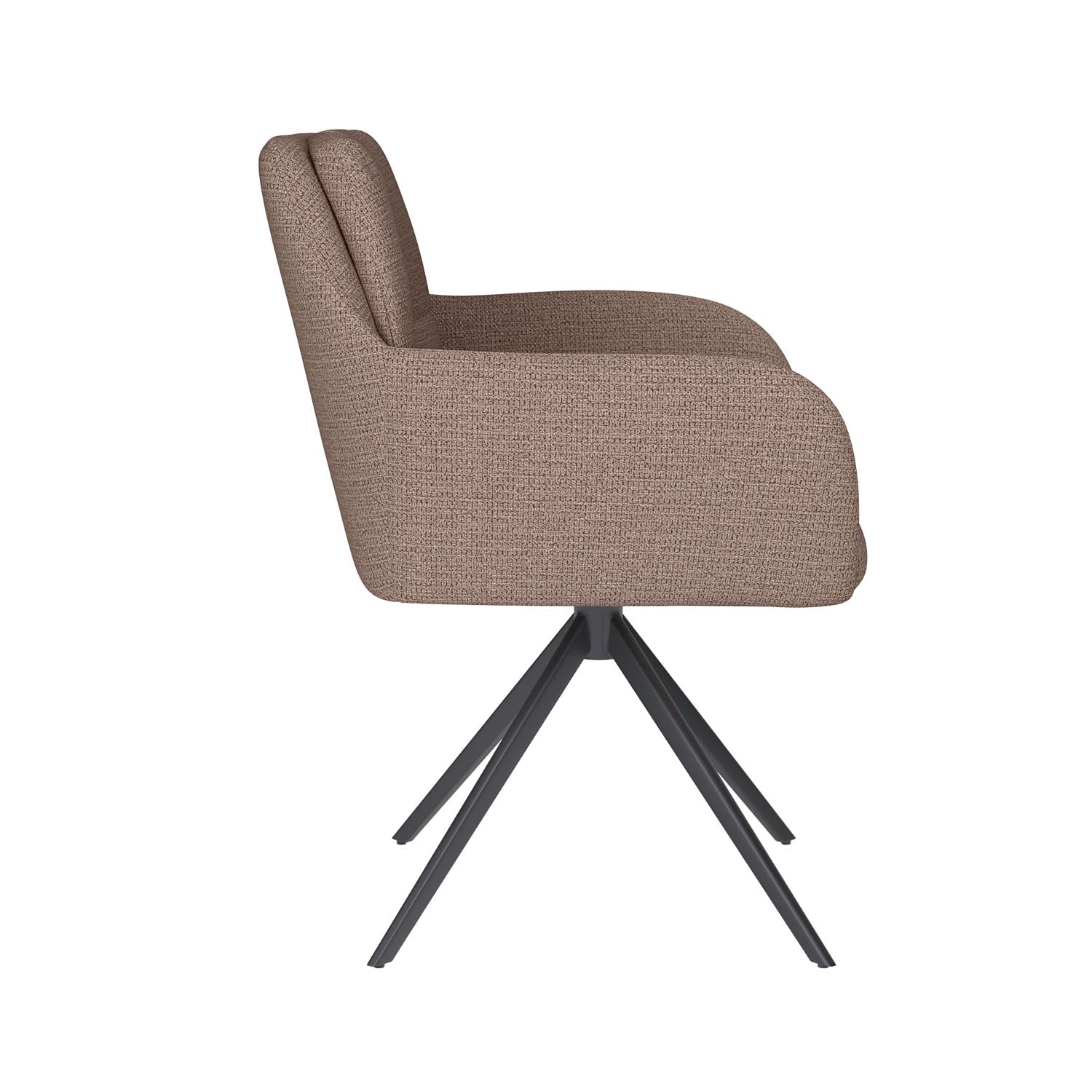 Erleben Sie den Stuhl Pete Metal Swivel von White Label Living – eine harmonische Verbindung aus modernem Design, exzellentem Komfort und anpassbaren Untergestellen.