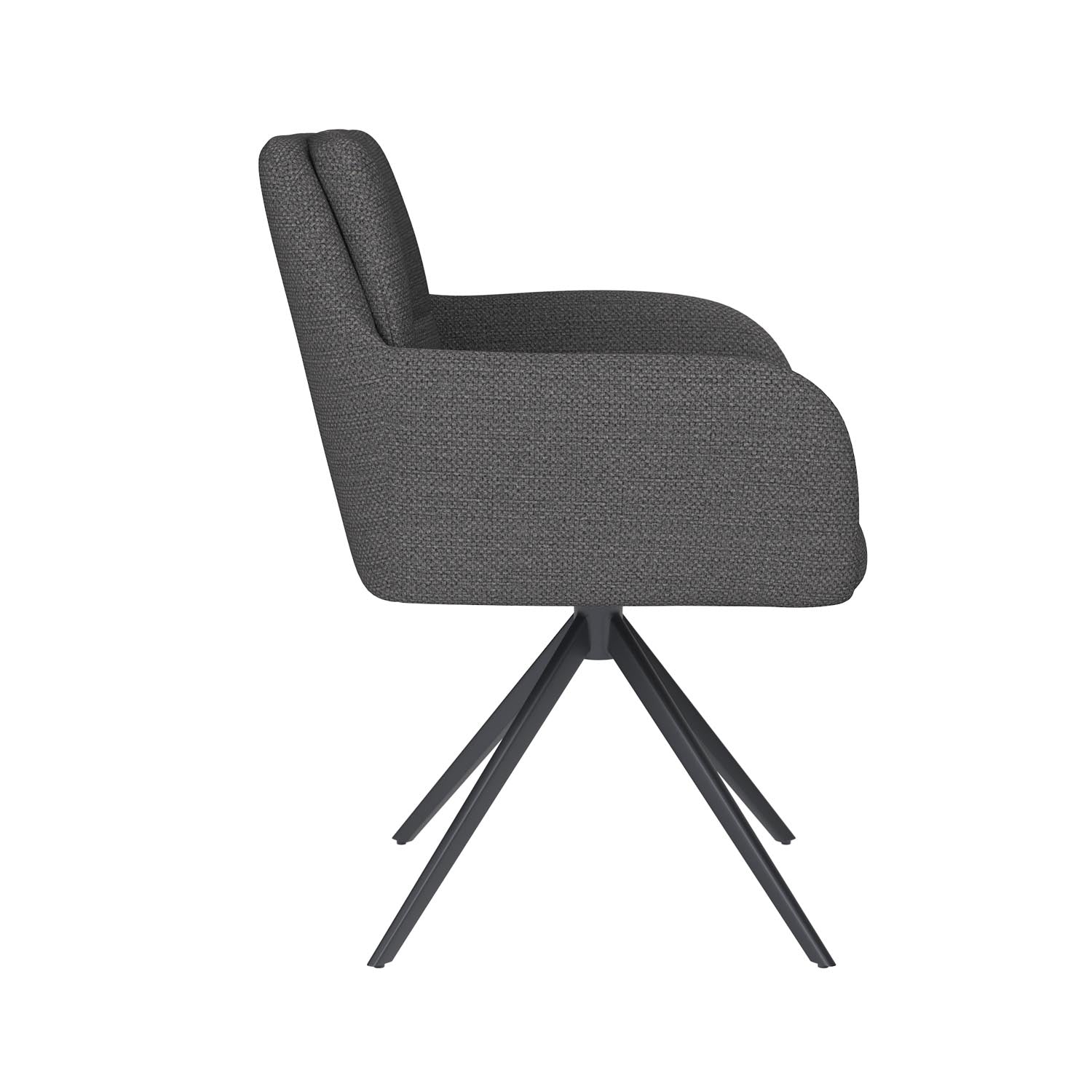 Erleben Sie den Stuhl Pete Metal Swivel von White Label Living – eine harmonische Verbindung aus modernem Design, exzellentem Komfort und anpassbaren Untergestellen.