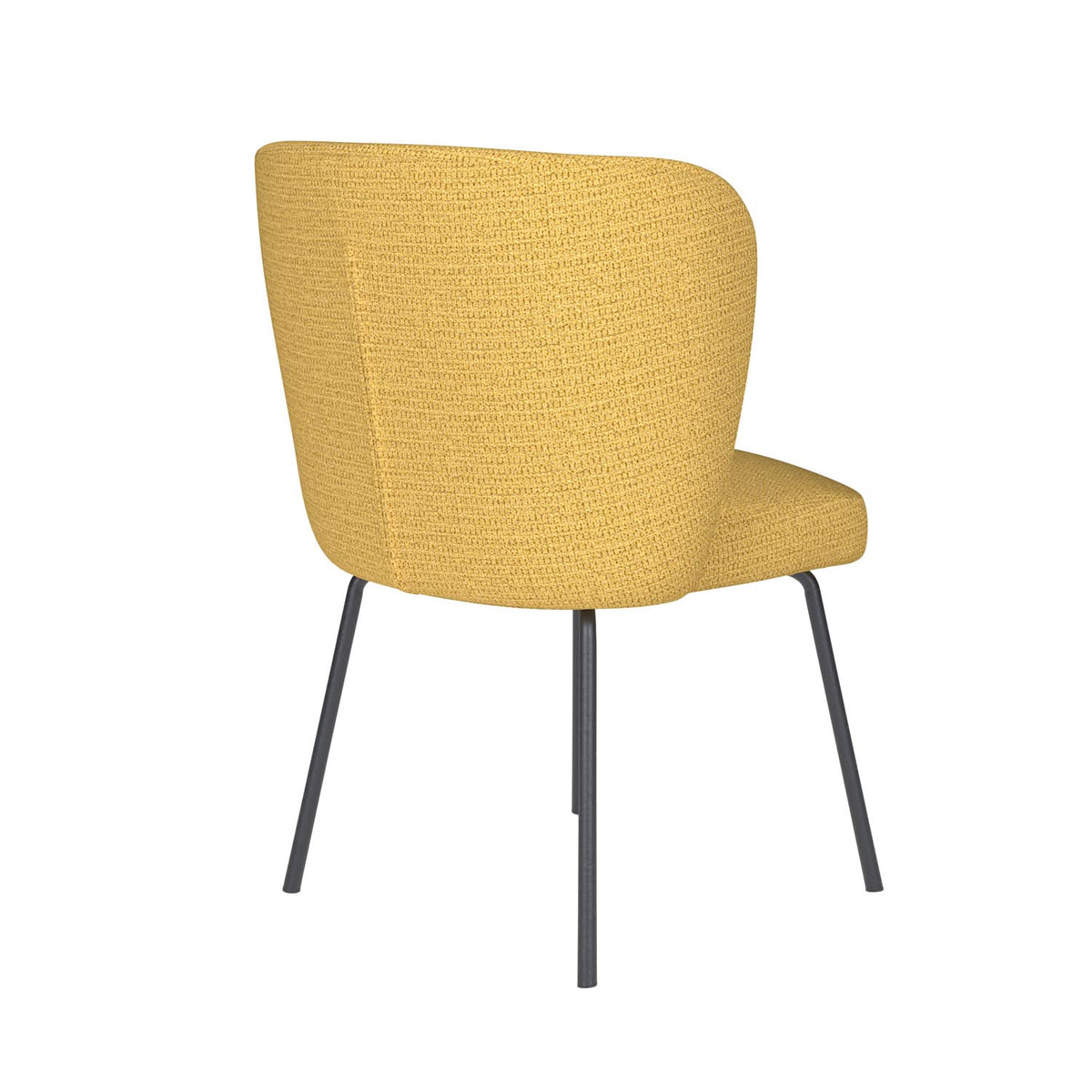 Stuhl Stan 4 Metal Legs in Gelb präsentiert im Onlineshop von KAQTU Design AG. Stuhl ist von White Label Living