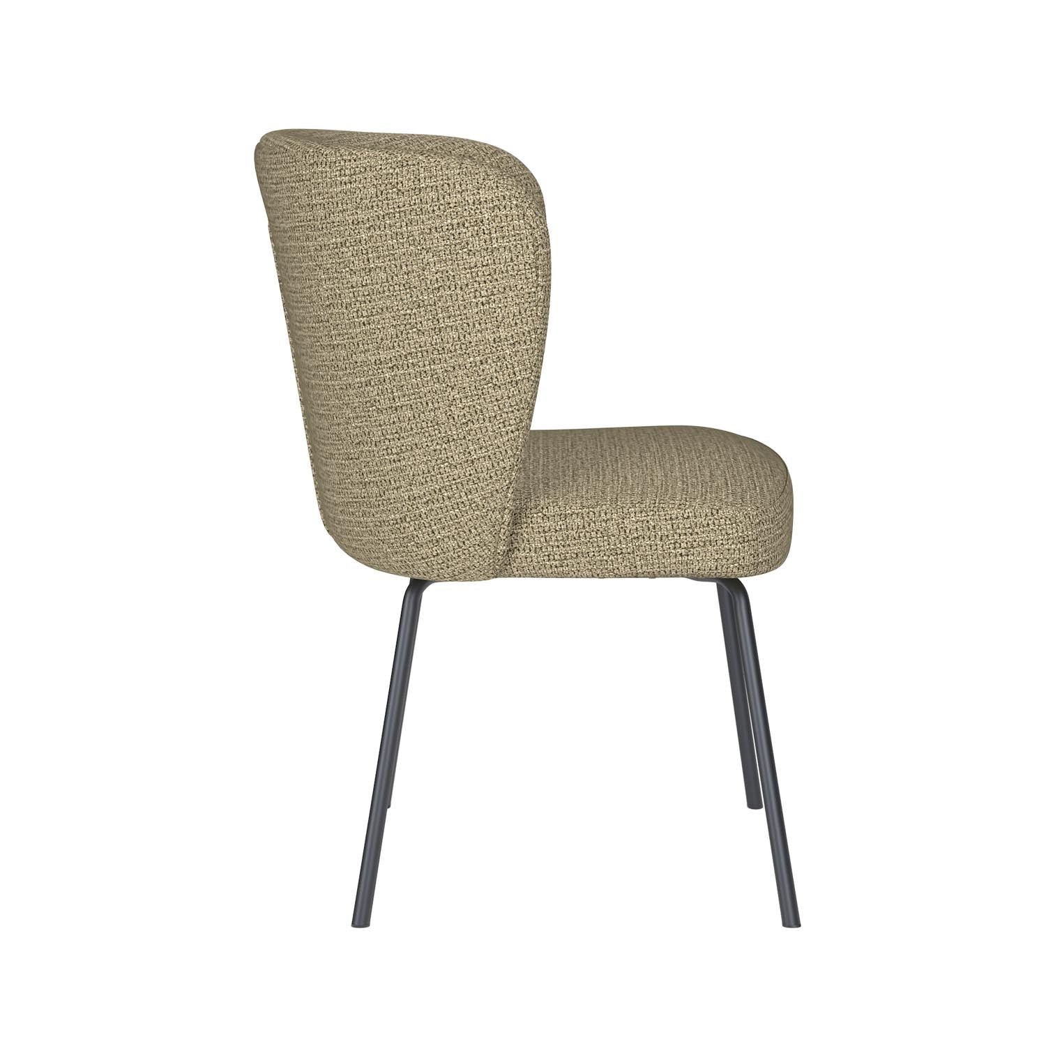 Erleben Sie den Stuhl Stan 4 Metal Legs von White Label Living – eine harmonische Verbindung aus modernem Design und außergewöhnlichem Sitzkomfort.