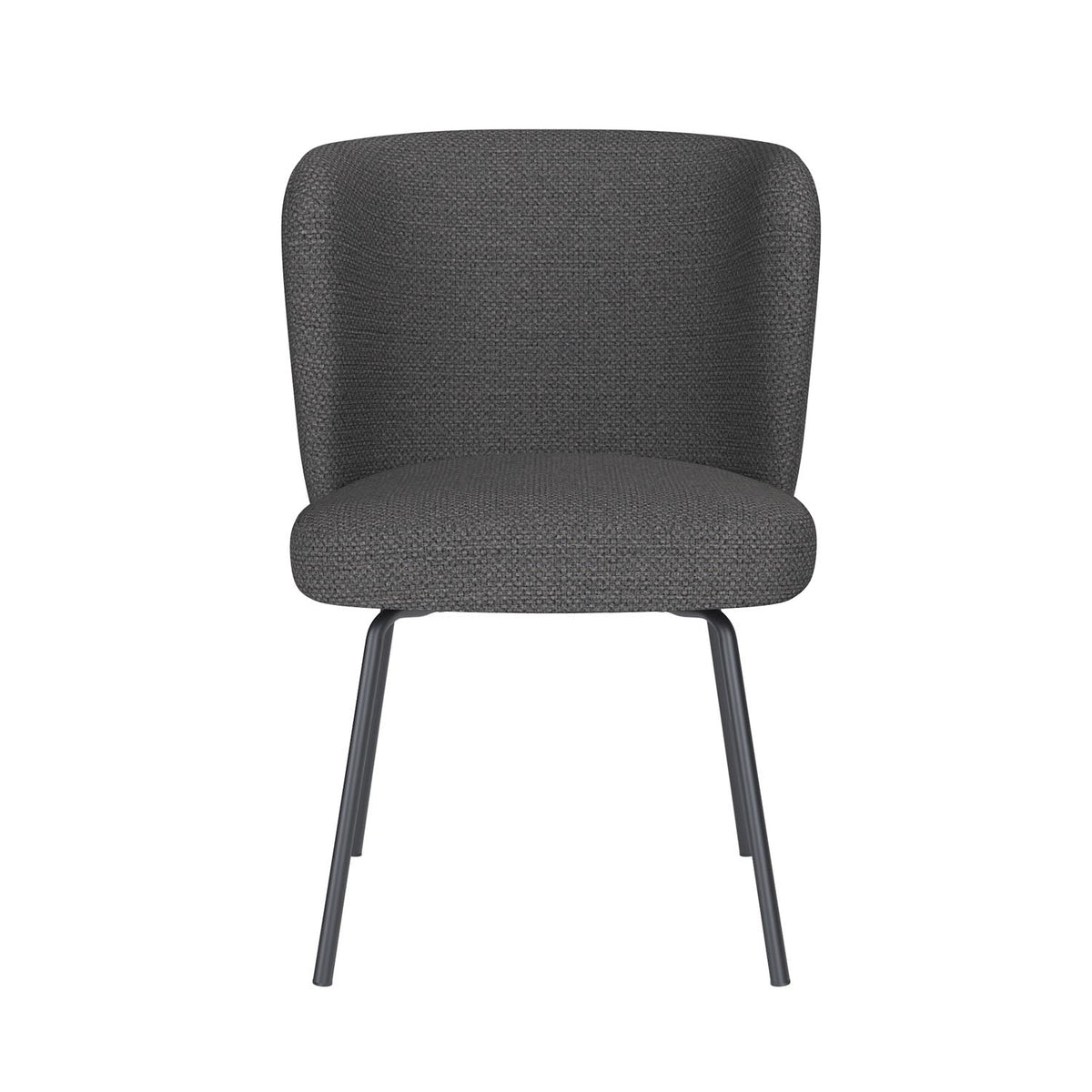 Stuhl Stan 4 Metal Legs in Grau präsentiert im Onlineshop von KAQTU Design AG. Stuhl ist von White Label Living