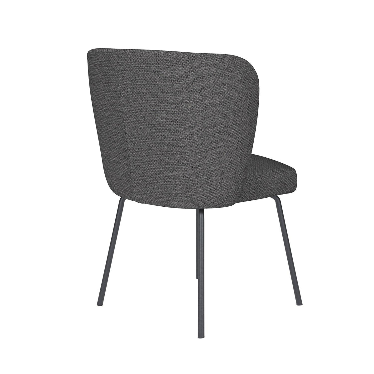 Stuhl Stan 4 Metal Legs in Grau präsentiert im Onlineshop von KAQTU Design AG. Stuhl ist von White Label Living