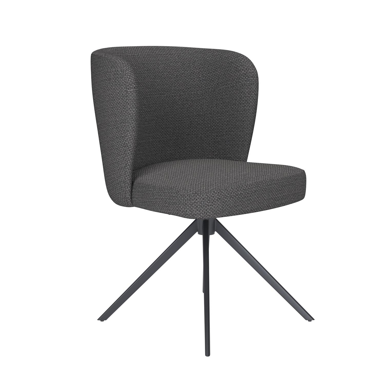 Stuhl Stan Metal Swivel in Grau präsentiert im Onlineshop von KAQTU Design AG. Stuhl ist von White Label Living