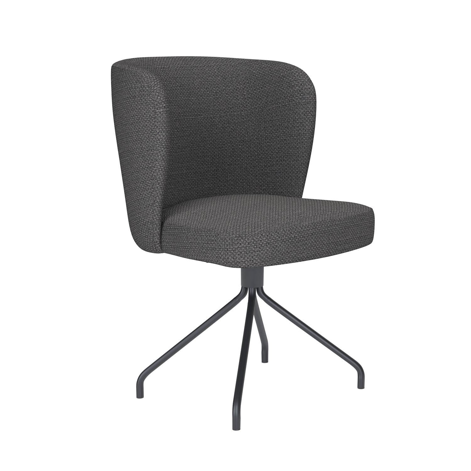 Stuhl Stan Spider Swivel in Grau präsentiert im Onlineshop von KAQTU Design AG. Stuhl ist von White Label Living