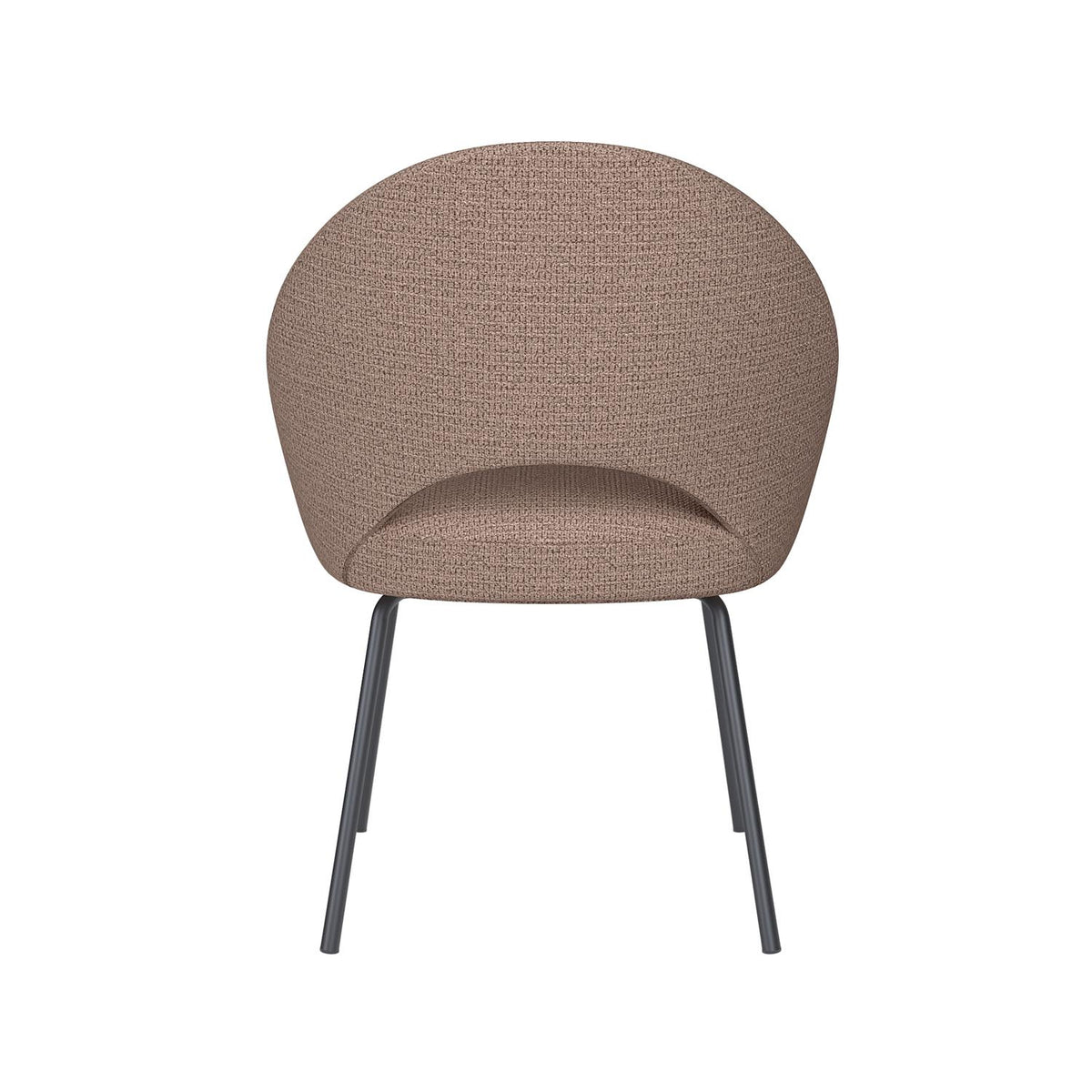 Stuhl Mick 4 Metal Legs in Taupe präsentiert im Onlineshop von KAQTU Design AG. Stuhl ist von White Label Living