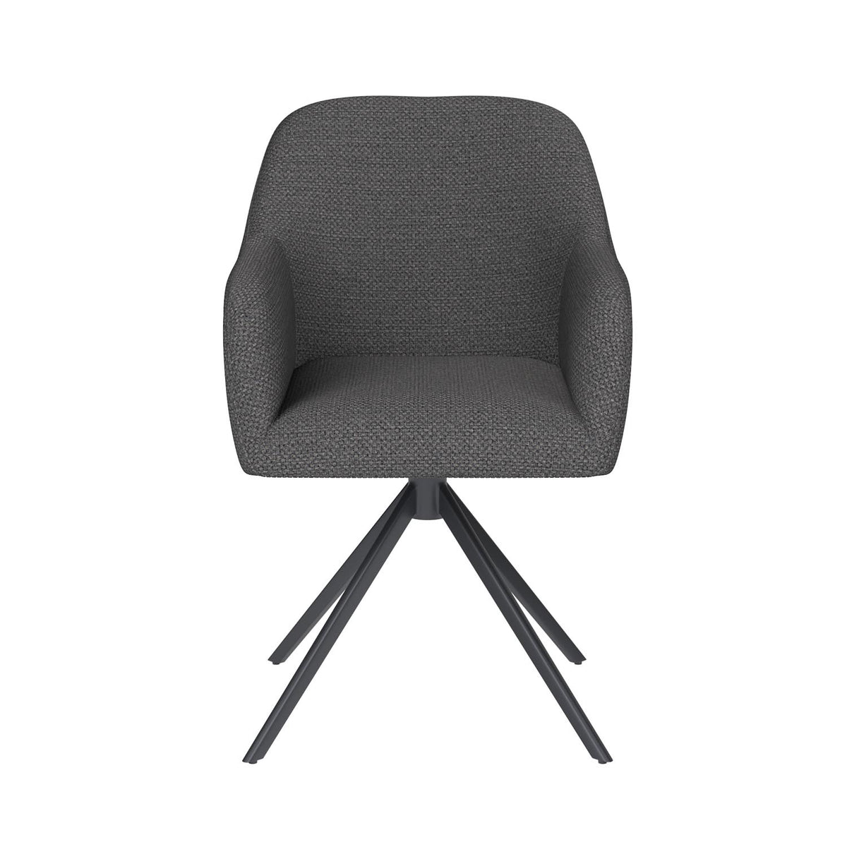 Stuhl Otis 4 Metal Legs in Grau präsentiert im Onlineshop von KAQTU Design AG. Stuhl ist von White Label Living