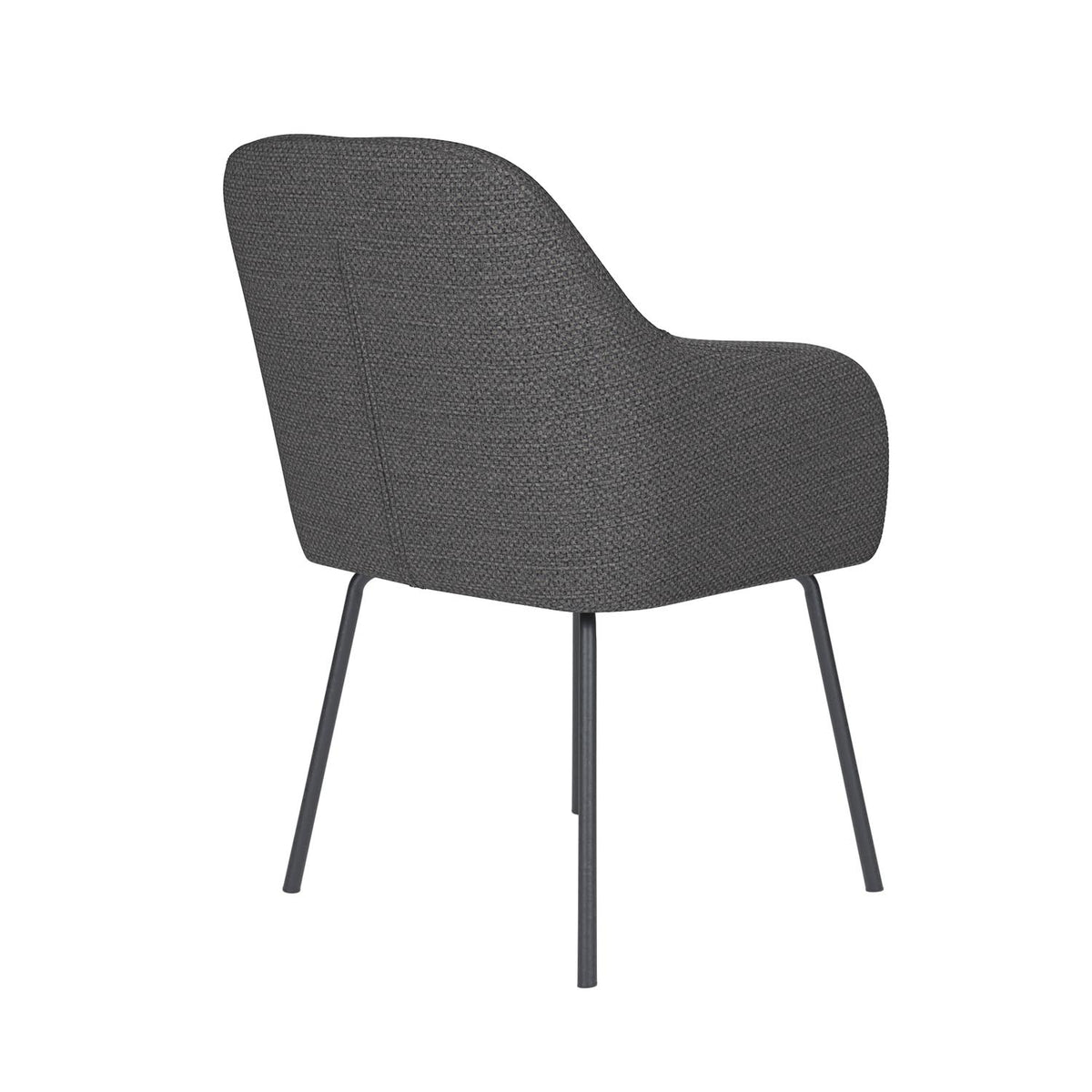 Stuhl Otis 4 Metal Legs in Grau präsentiert im Onlineshop von KAQTU Design AG. Stuhl ist von White Label Living