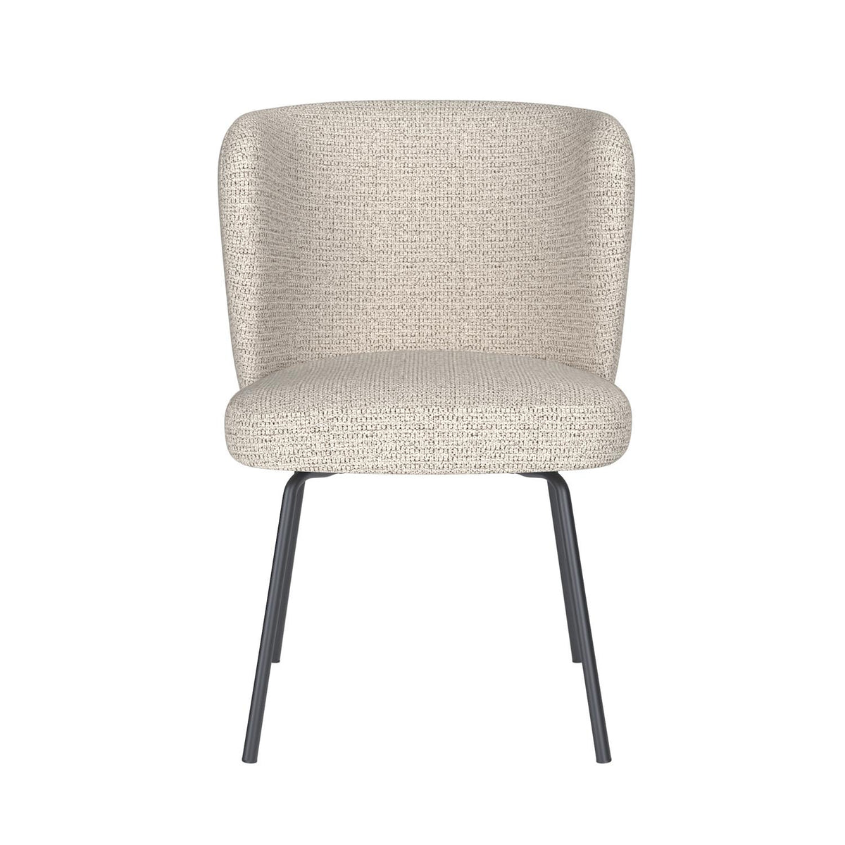 Stuhl Stan 4 Metal Legs in Grau präsentiert im Onlineshop von KAQTU Design AG. Stuhl ist von White Label Living