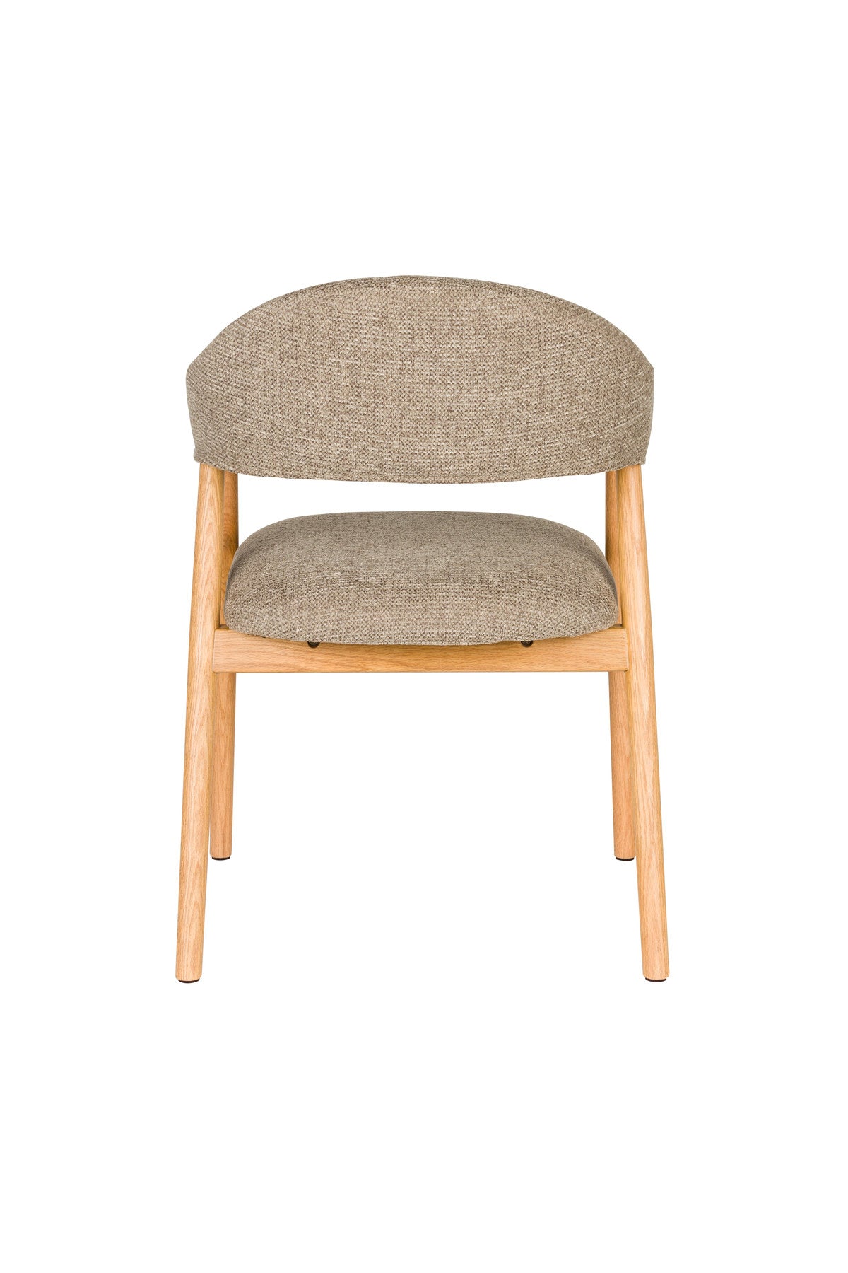 Armlehnstuhl Indy Dark Brown in Braun präsentiert im Onlineshop von KAQTU Design AG. Stuhl mit Armlehne ist von White Label Living