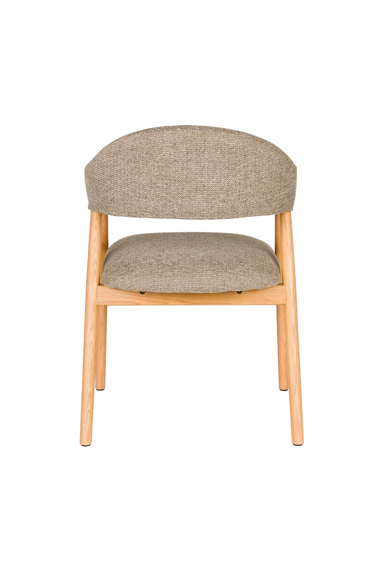 Erleben Sie den Armlehnstuhl Indy Dark Brown von White Label Living – eine harmonische Verbindung aus Eleganz und Komfort für Ihr Zuhause.