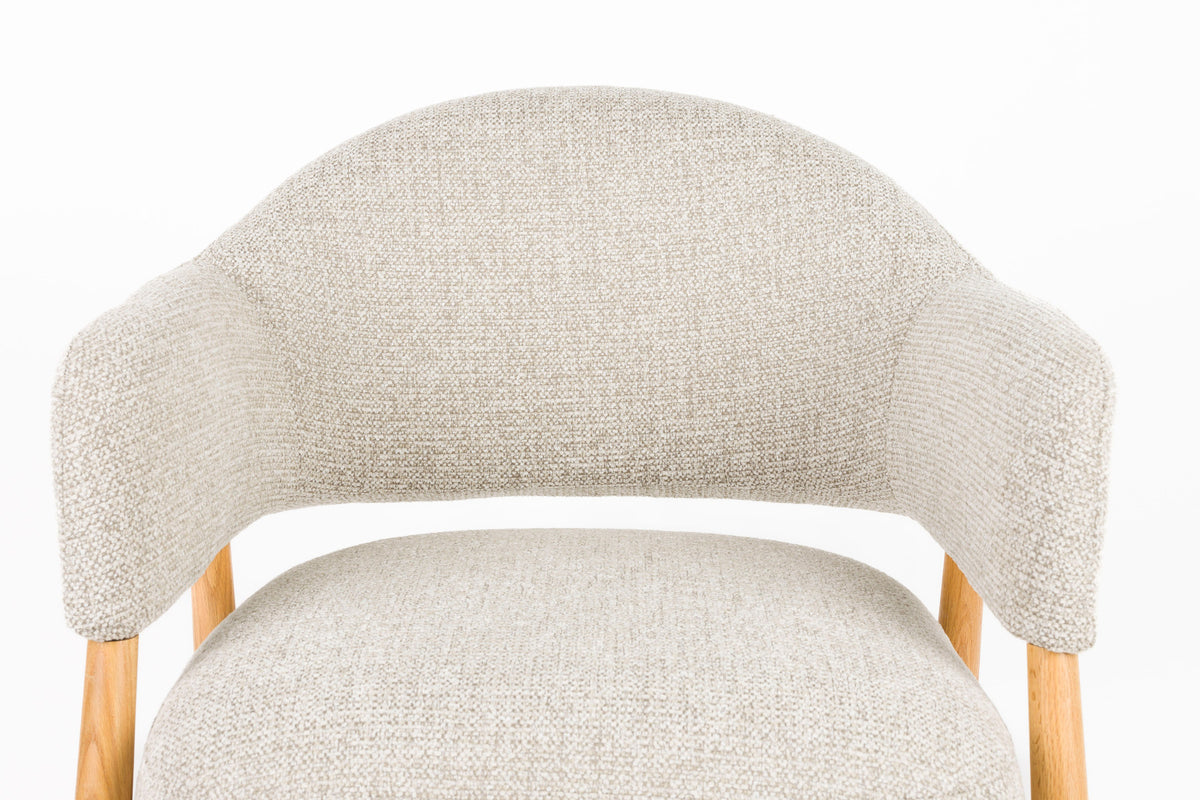 Sessel Indy Light Brown in braun präsentiert im Onlineshop von KAQTU Design AG. Sessel ist von White Label Living