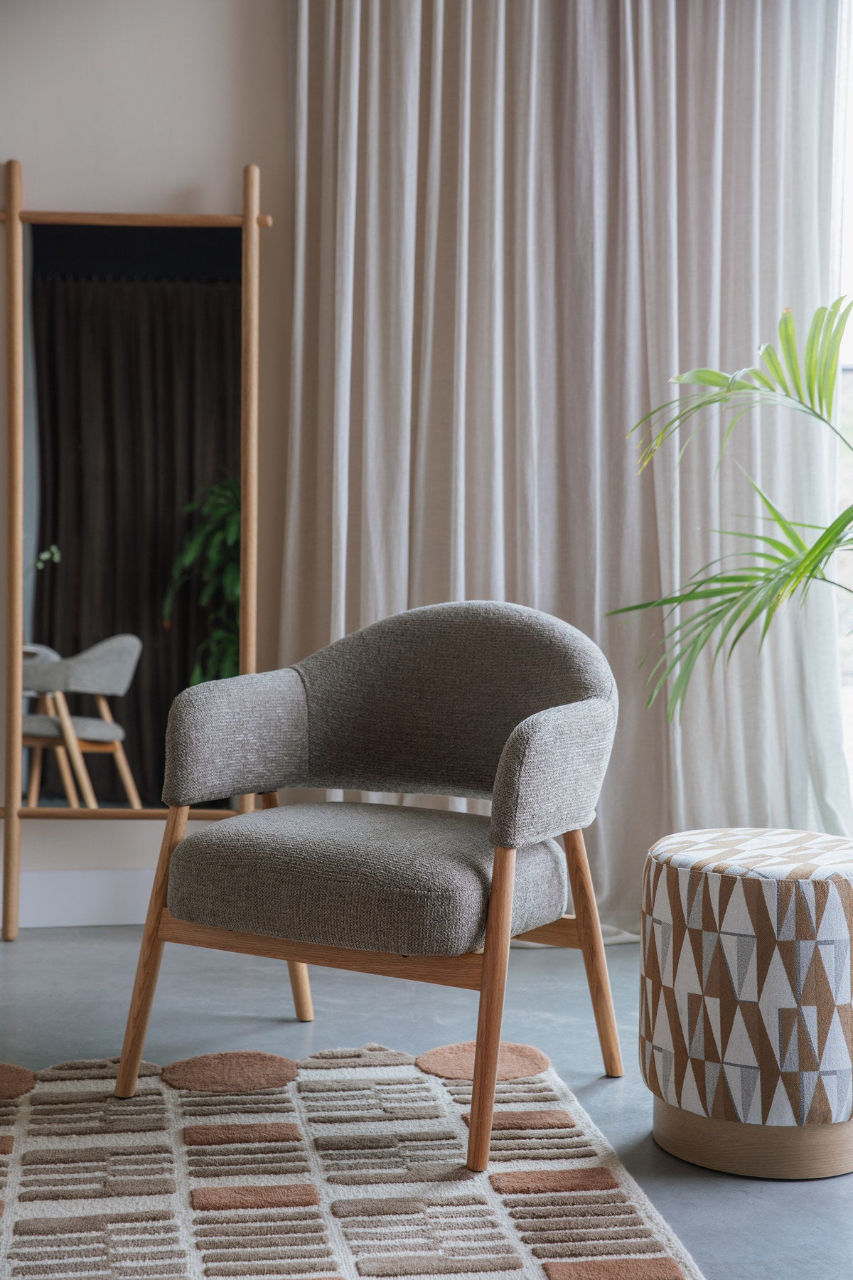Sessel Indy Dark Brown in Braun präsentiert im Onlineshop von KAQTU Design AG. Sessel ist von White Label Living