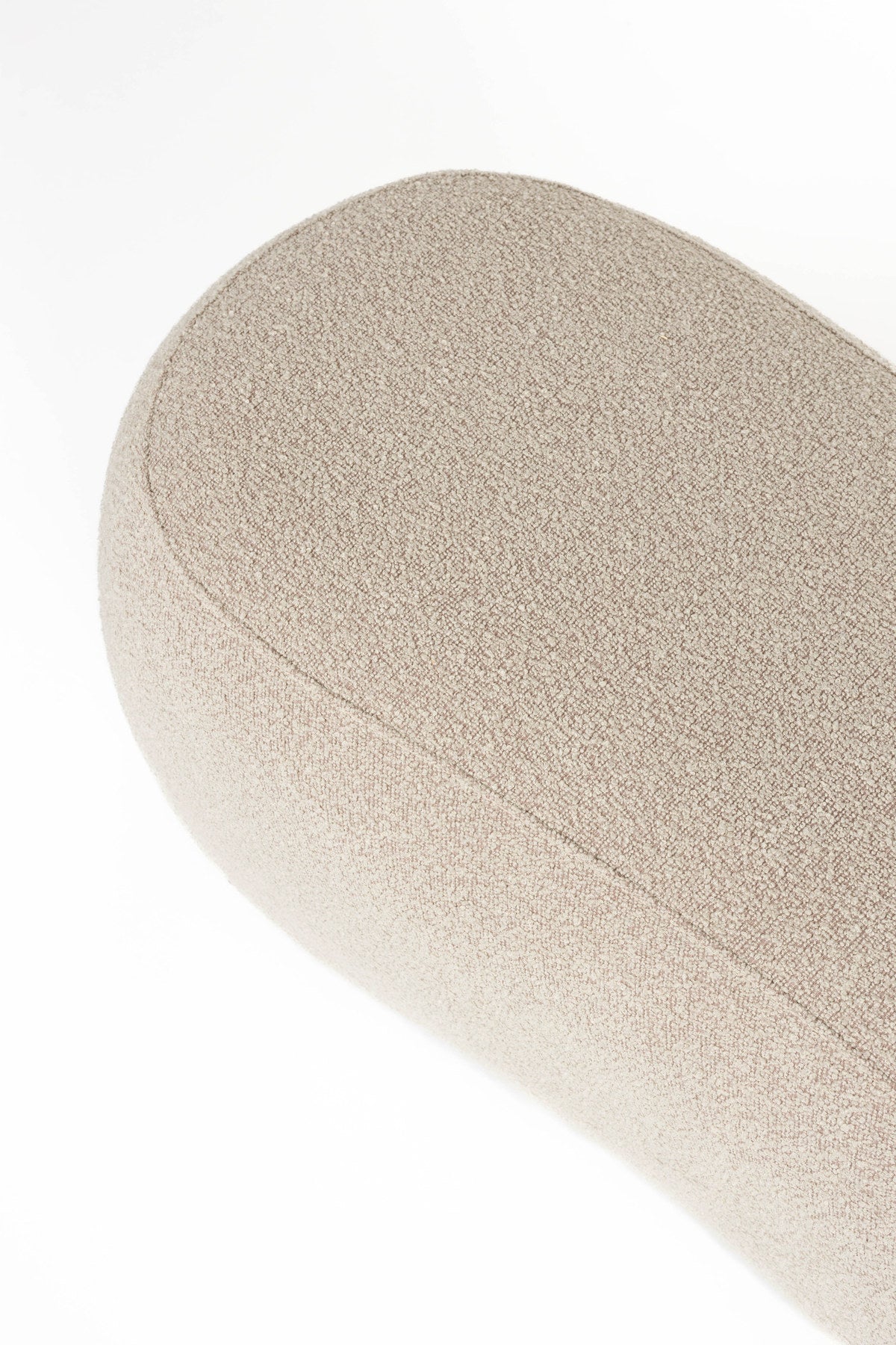 Pouf Noxx in beige präsentiert im Onlineshop von KAQTU Design AG. Pouf ist von White Label Living