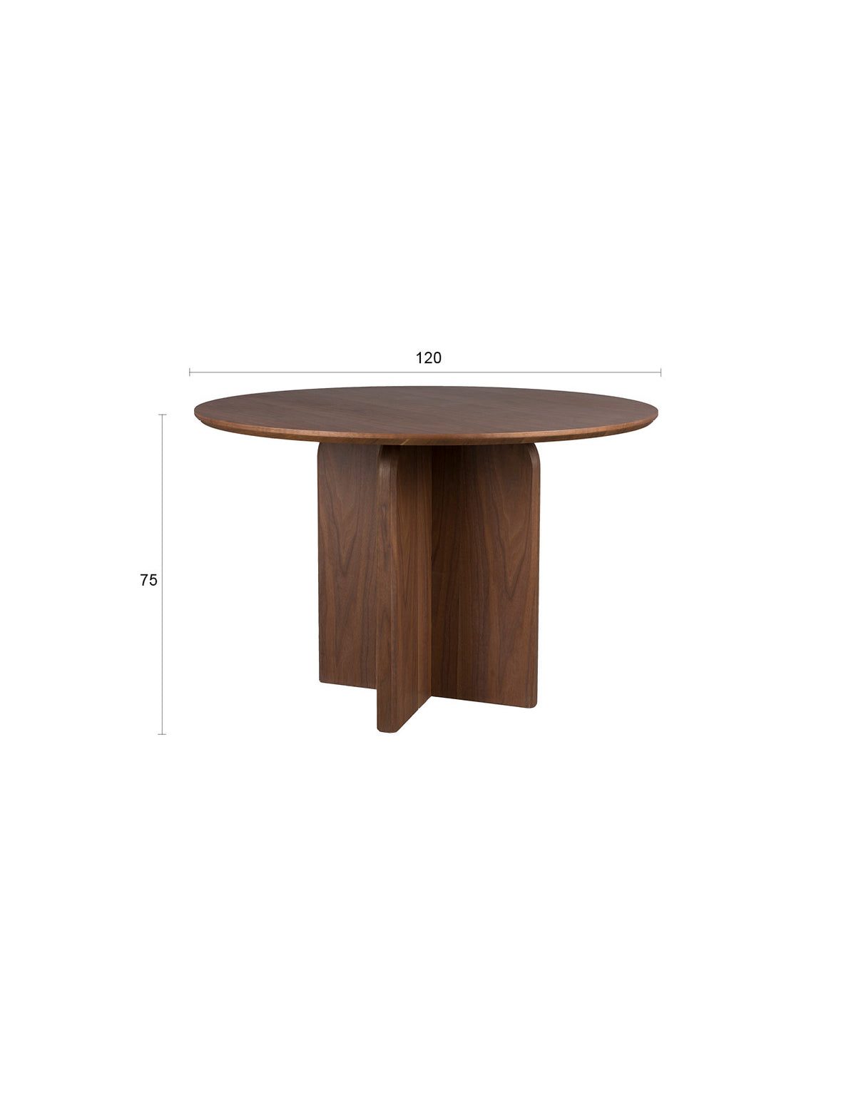 Esstisch Laurent Natural in beige präsentiert im Onlineshop von KAQTU Design AG. Esstisch ist von White Label Living