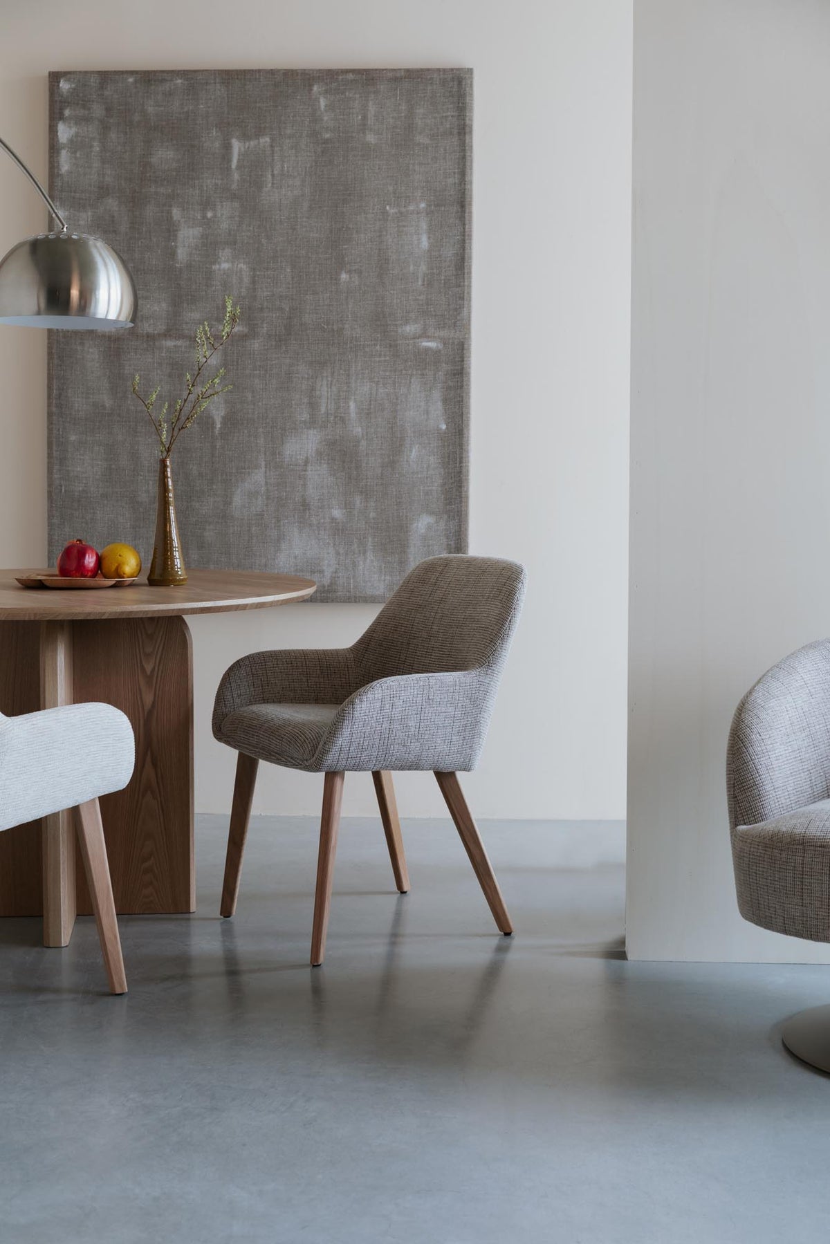 Stuhl Loua in Off-White präsentiert im Onlineshop von KAQTU Design AG. Stuhl ist von White Label Living