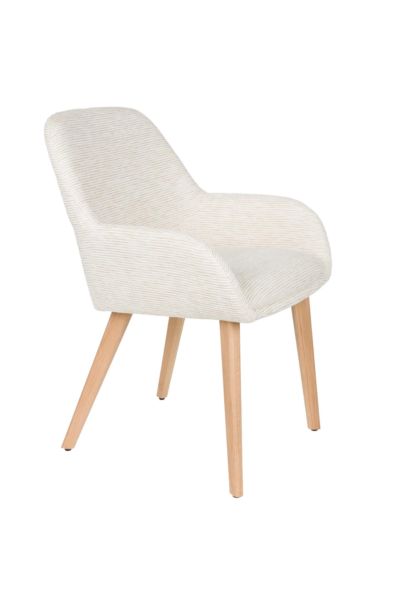 Stuhl Loua in Off-White präsentiert im Onlineshop von KAQTU Design AG. Stuhl ist von White Label Living