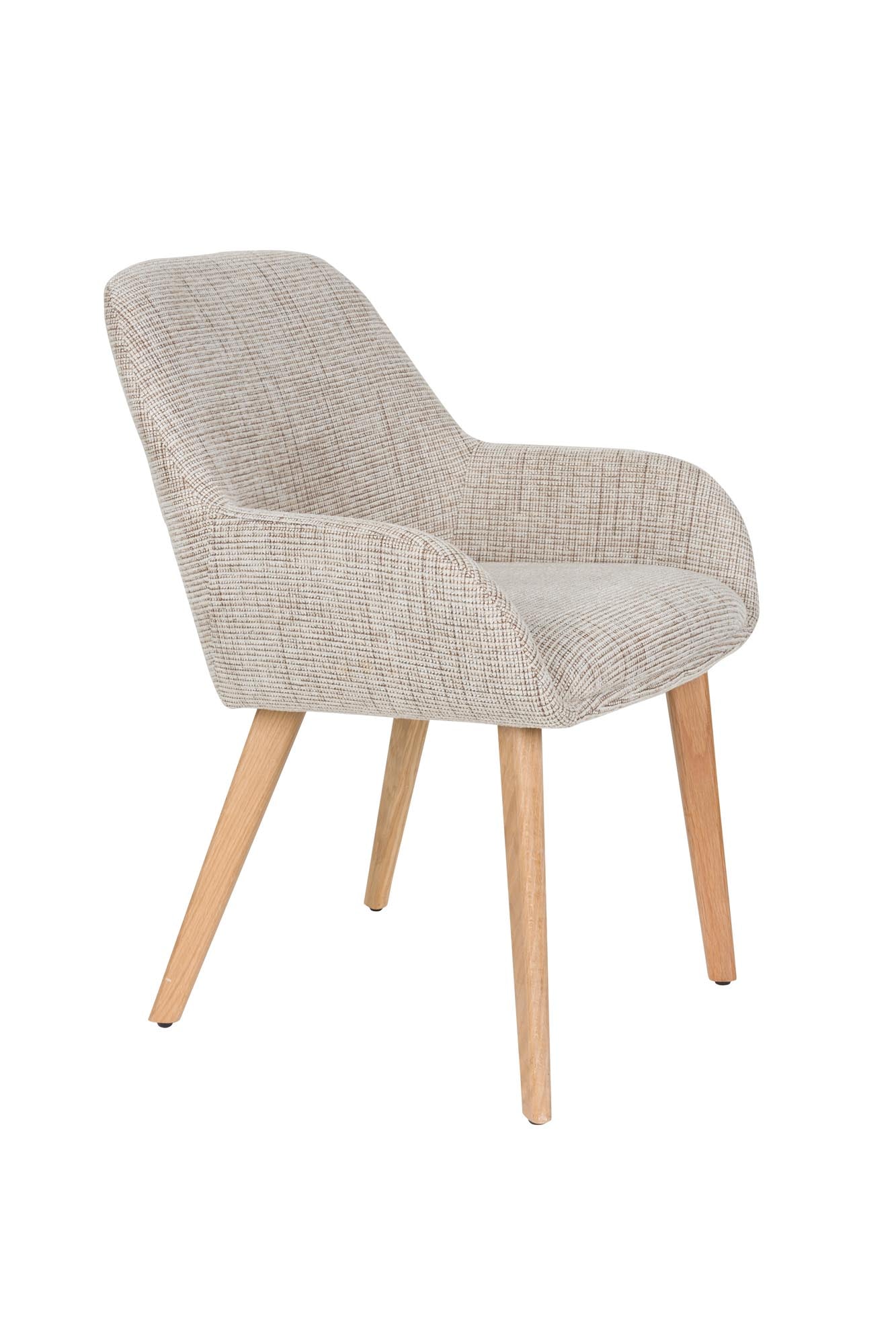 Stuhl Loua in Braun präsentiert im Onlineshop von KAQTU Design AG. Stuhl ist von White Label Living