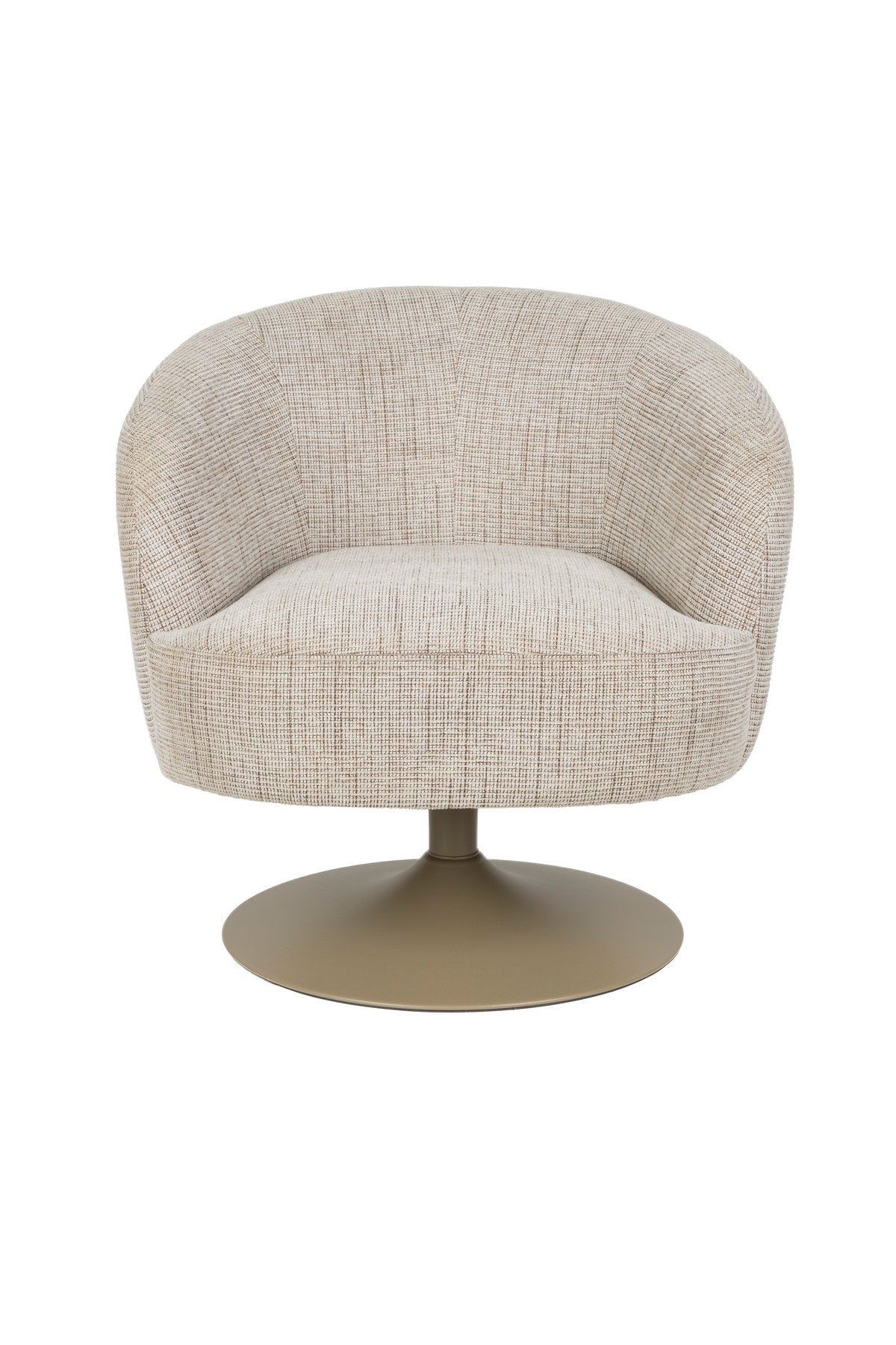 Sessel Renate in Braun präsentiert im Onlineshop von KAQTU Design AG. Drehsessel ist von White Label Living
