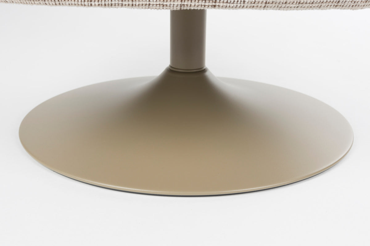 Sessel Renate in Braun präsentiert im Onlineshop von KAQTU Design AG. Drehsessel ist von White Label Living