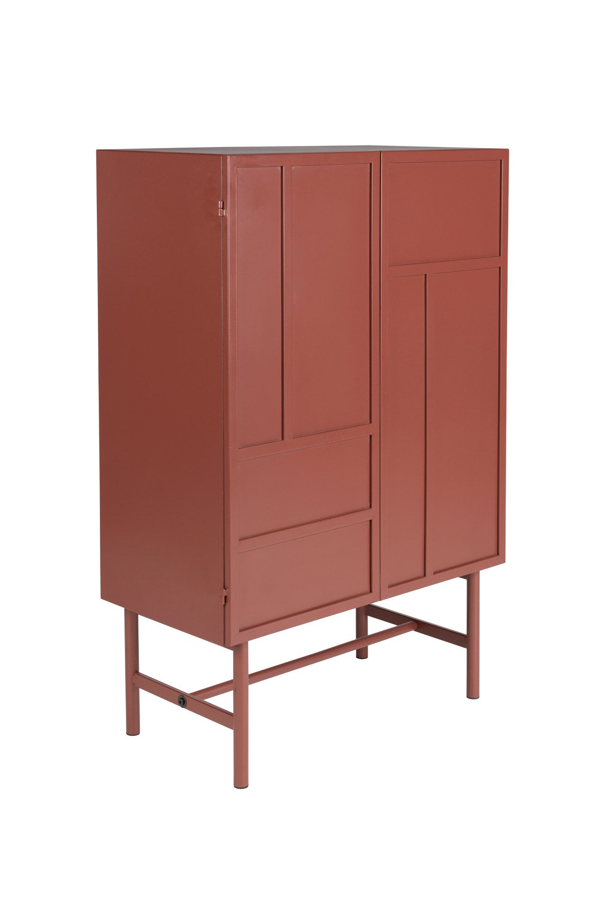 Cabinet Davis in Rot präsentiert im Onlineshop von KAQTU Design AG. Cabinet ist von White Label Living