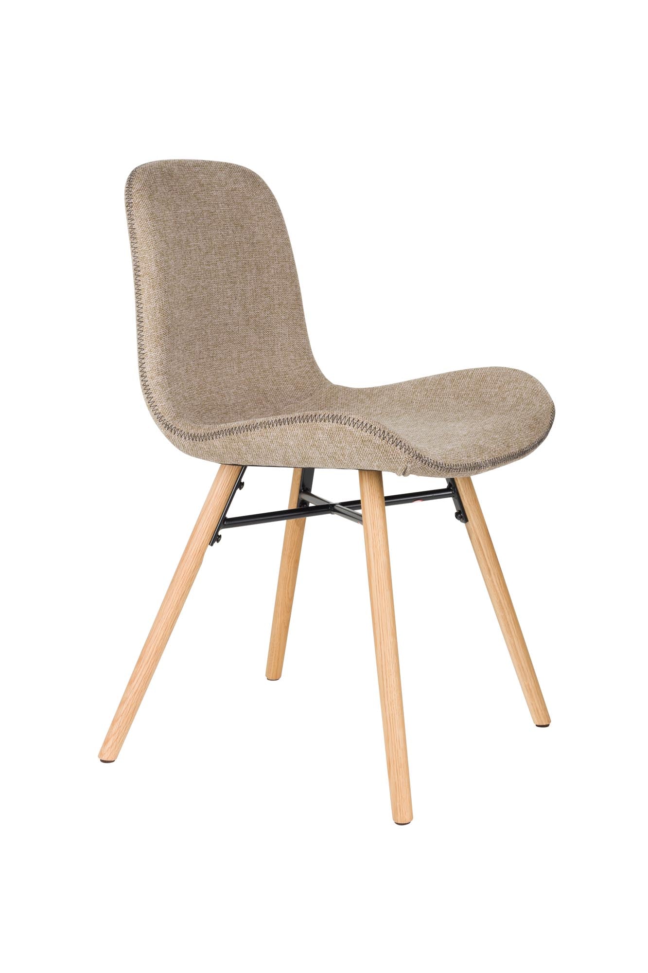 Stuhl Lester in Braun präsentiert im Onlineshop von KAQTU Design AG. Stuhl ist von White Label Living