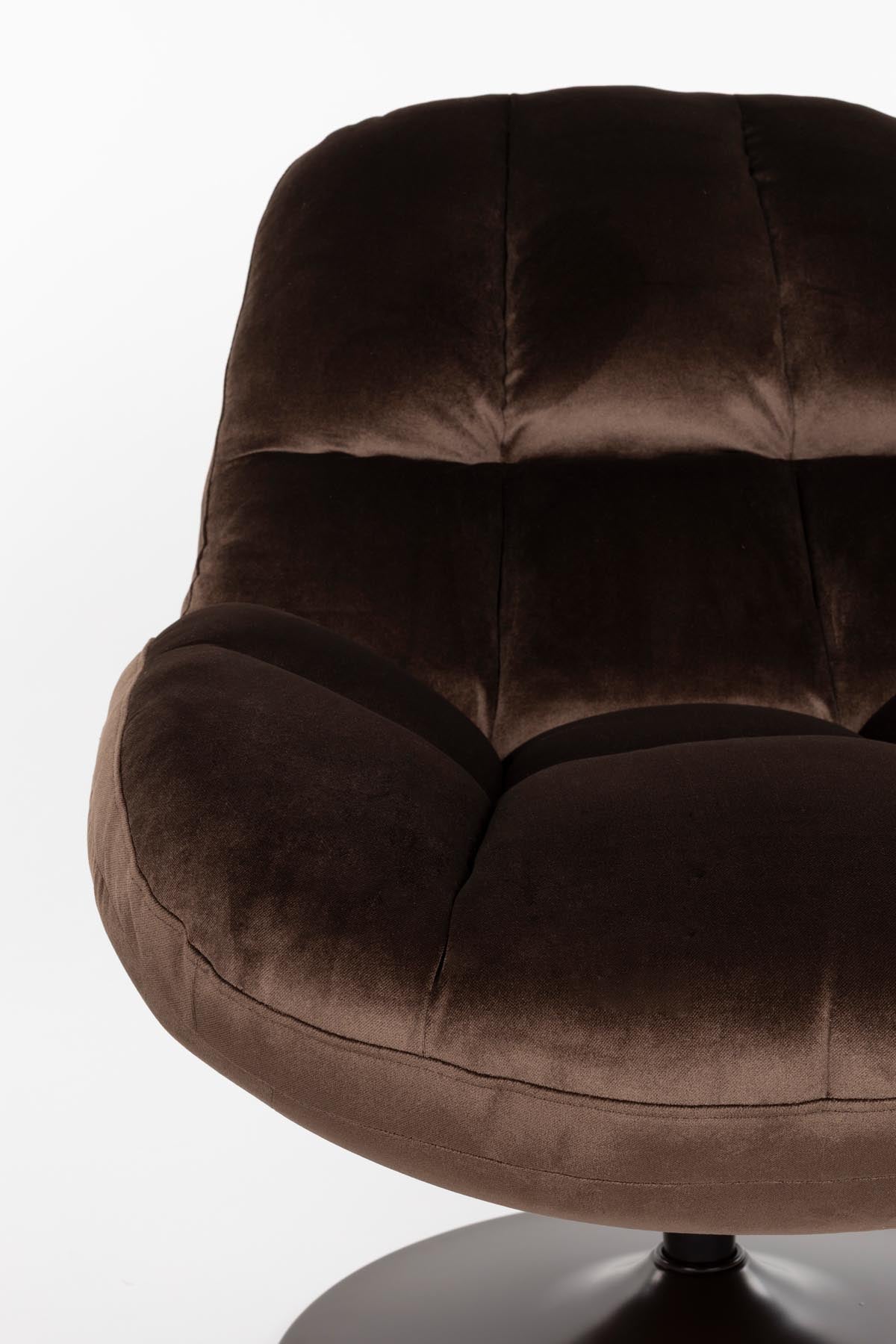 Sessel Beefy in Braun präsentiert im Onlineshop von KAQTU Design AG. Sessel ist von White Label Living