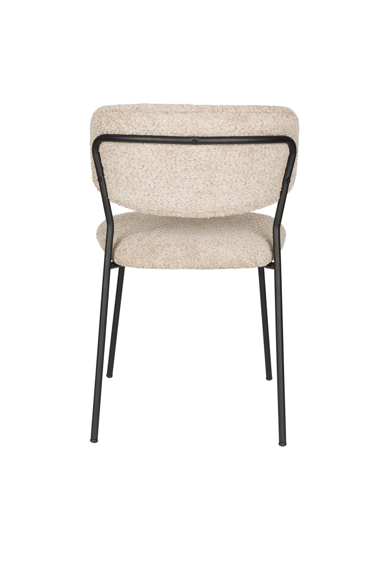 Stuhl Jolienn in Beige präsentiert im Onlineshop von KAQTU Design AG. Stuhl ist von White Label Living