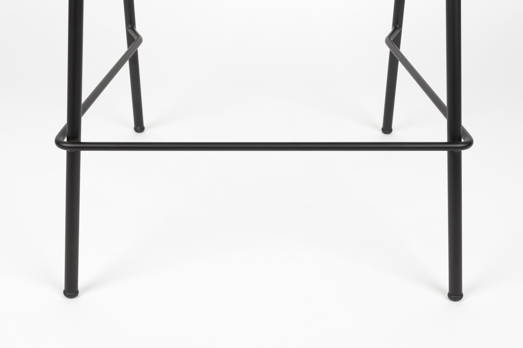 Barhocker Jolien in Schwarz präsentiert im Onlineshop von KAQTU Design AG. Barstuhl ist von White Label Living