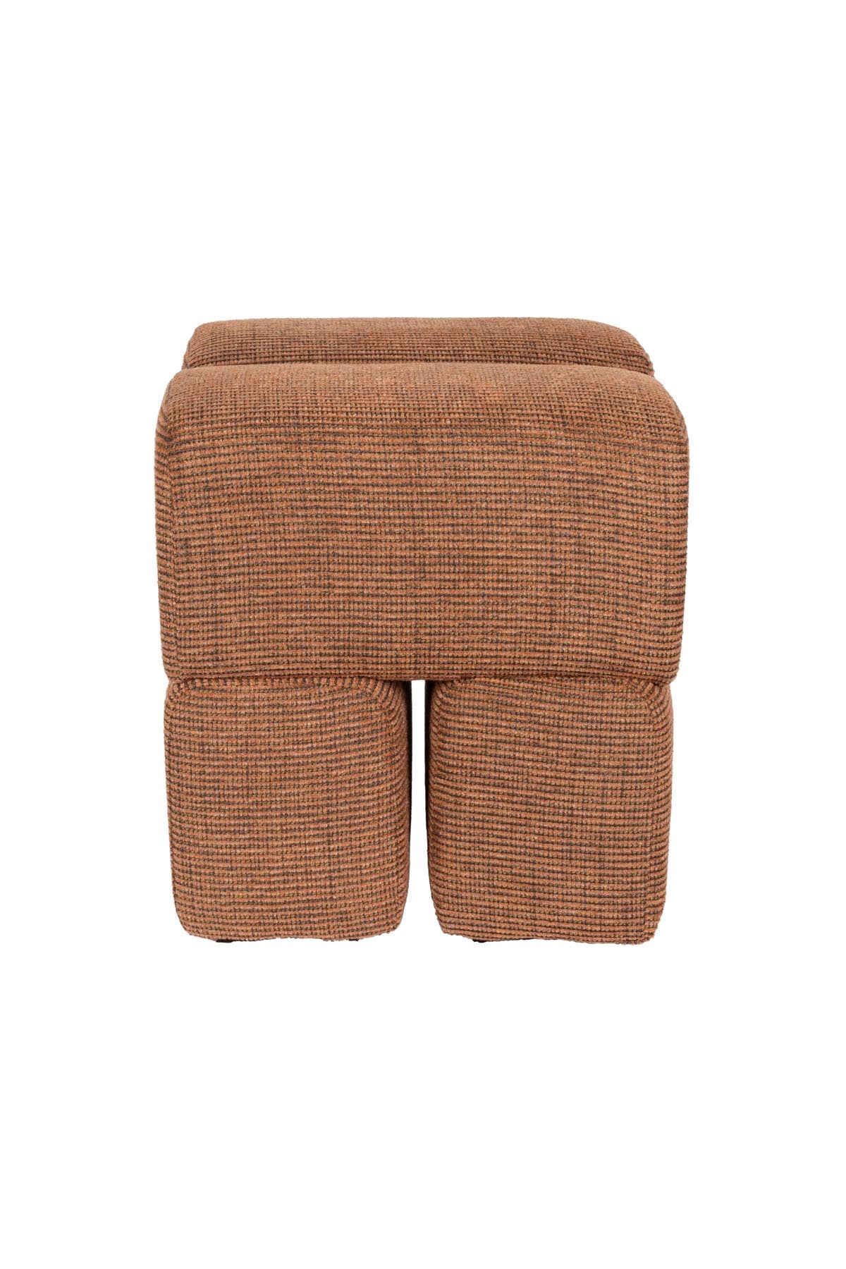 Hocker Staple in Terrakotta präsentiert im Onlineshop von KAQTU Design AG. Hocker ist von White Label Living
