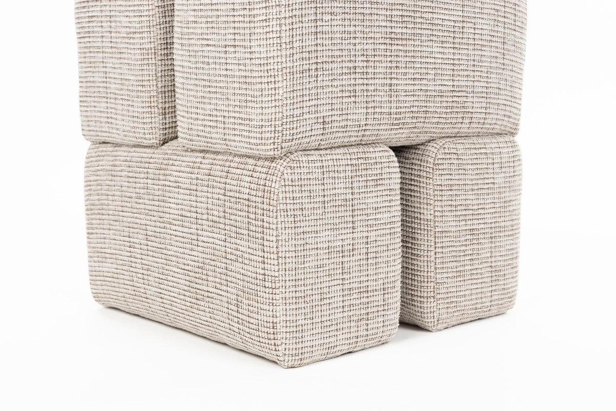 Hocker Staple in Braun präsentiert im Onlineshop von KAQTU Design AG. Hocker ist von White Label Living