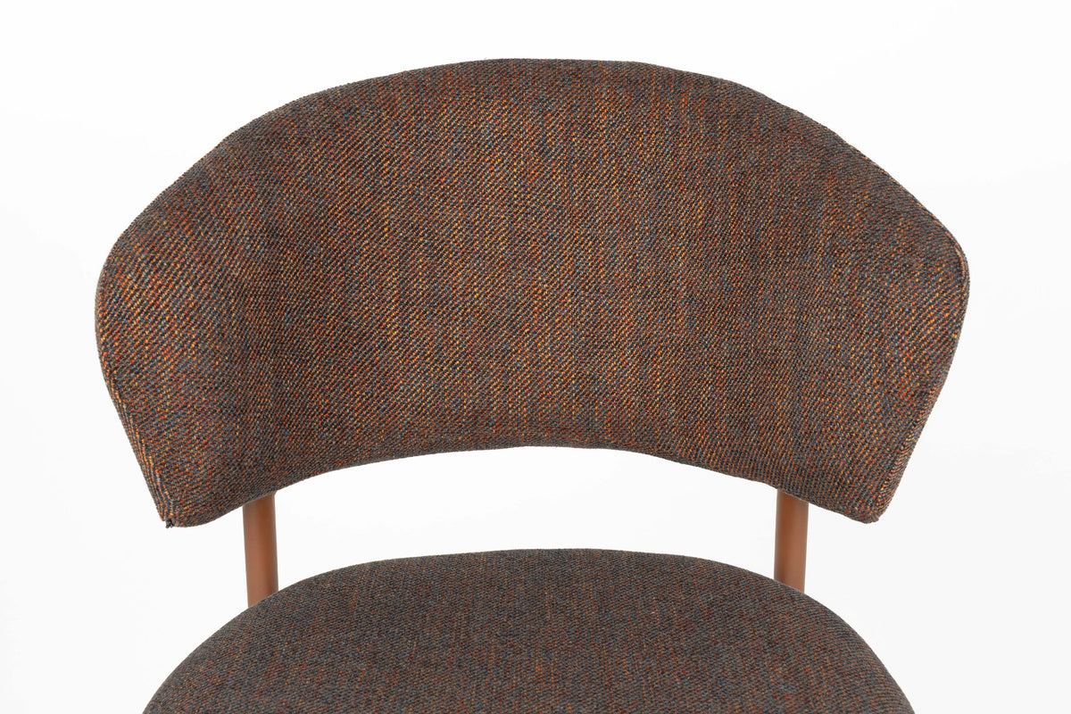 Stuhl Jasmine in Braun präsentiert im Onlineshop von KAQTU Design AG. Stuhl ist von White Label Living