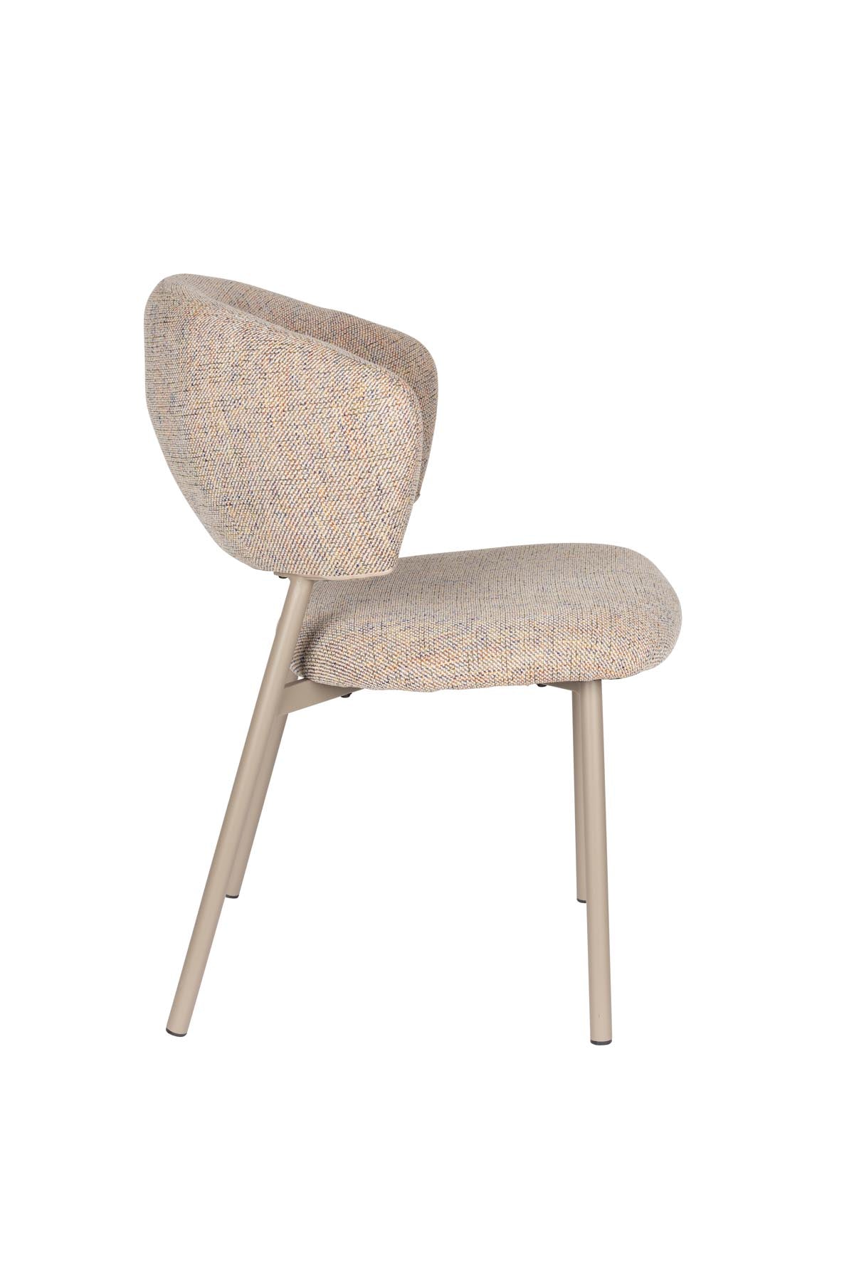 Stuhl Jasmine in Beige präsentiert im Onlineshop von KAQTU Design AG. Stuhl ist von White Label Living