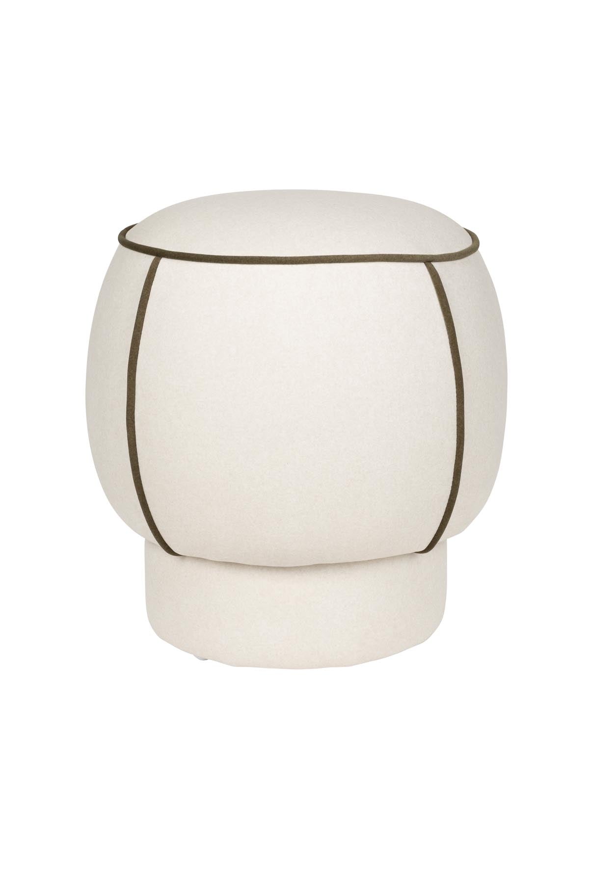 Hocker Marina in Weiss präsentiert im Onlineshop von KAQTU Design AG. Hocker ist von White Label Living