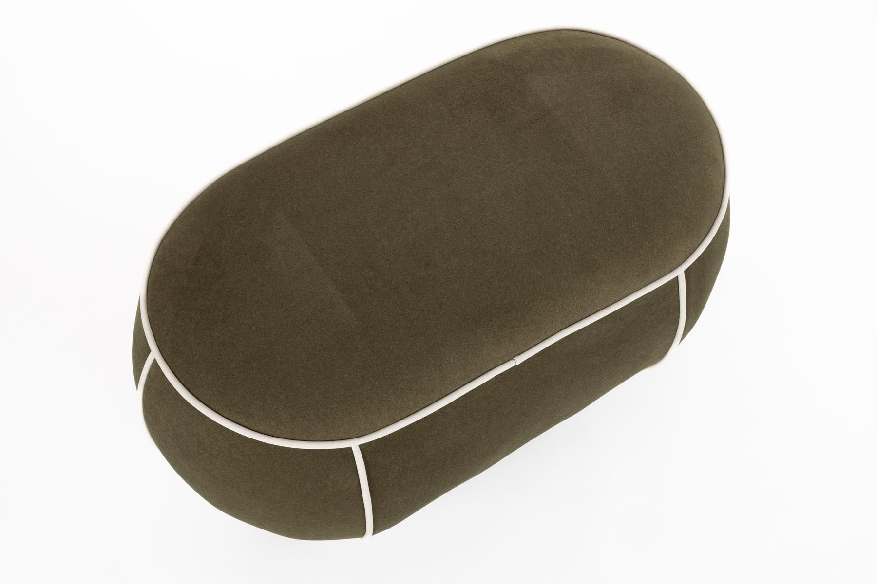Bank Marina in Grün präsentiert im Onlineshop von KAQTU Design AG. Sitzbank ist von White Label Living