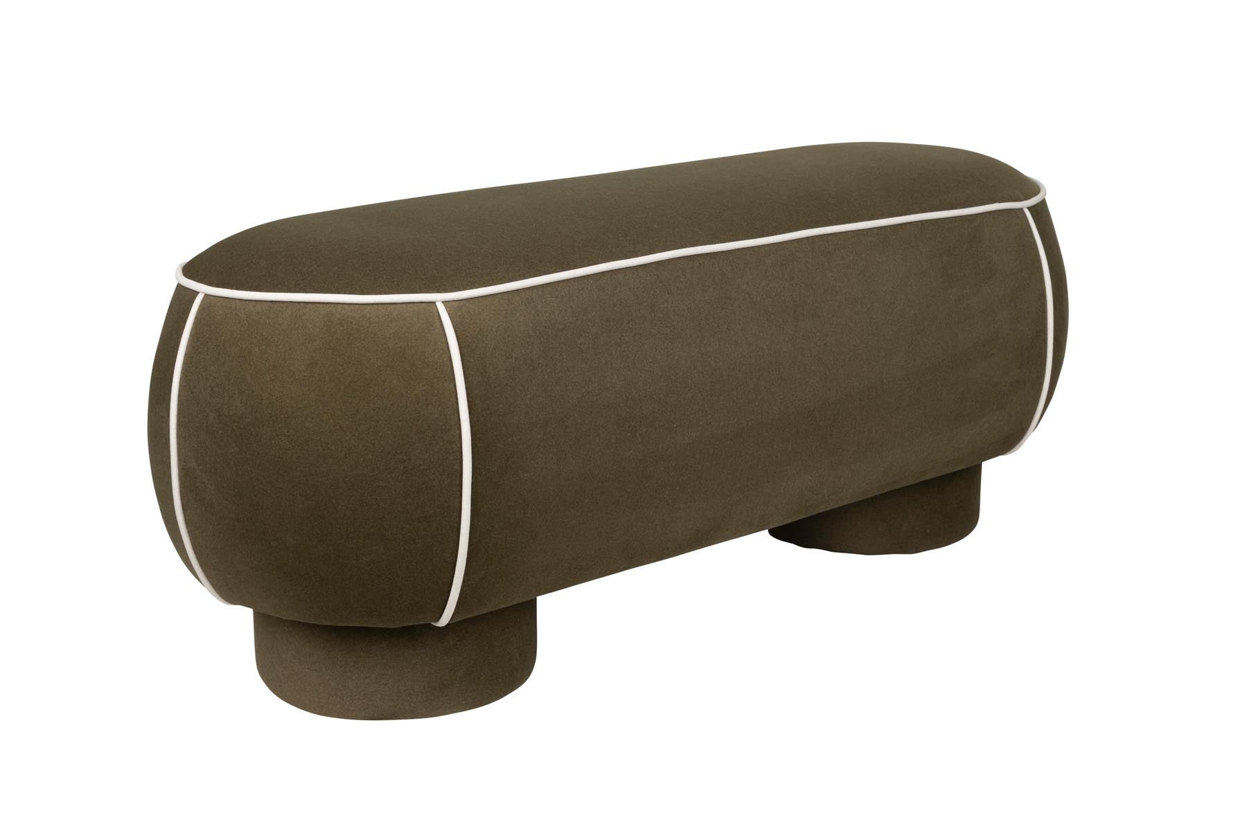 Bank Marina in Grün präsentiert im Onlineshop von KAQTU Design AG. Sitzbank ist von White Label Living