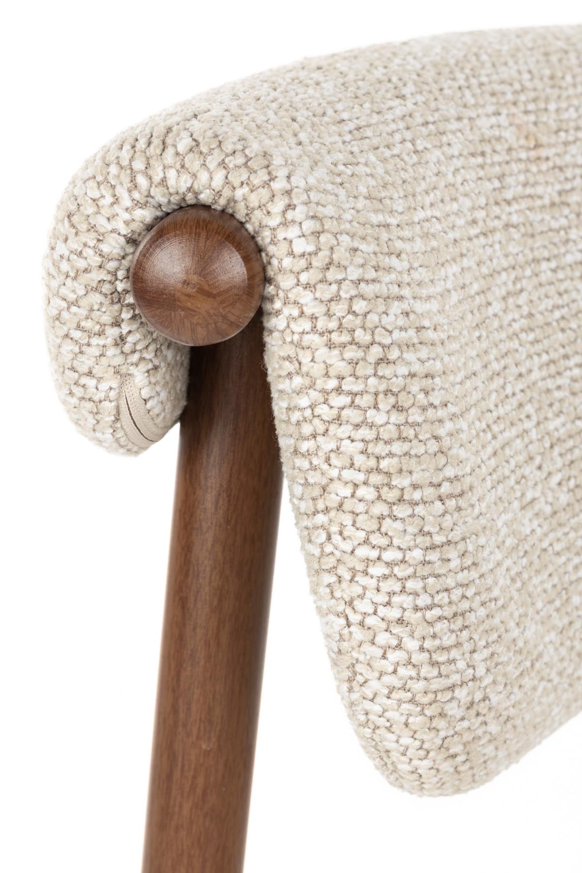 Stuhl Lee in Beige präsentiert im Onlineshop von KAQTU Design AG. Stuhl ist von White Label Living