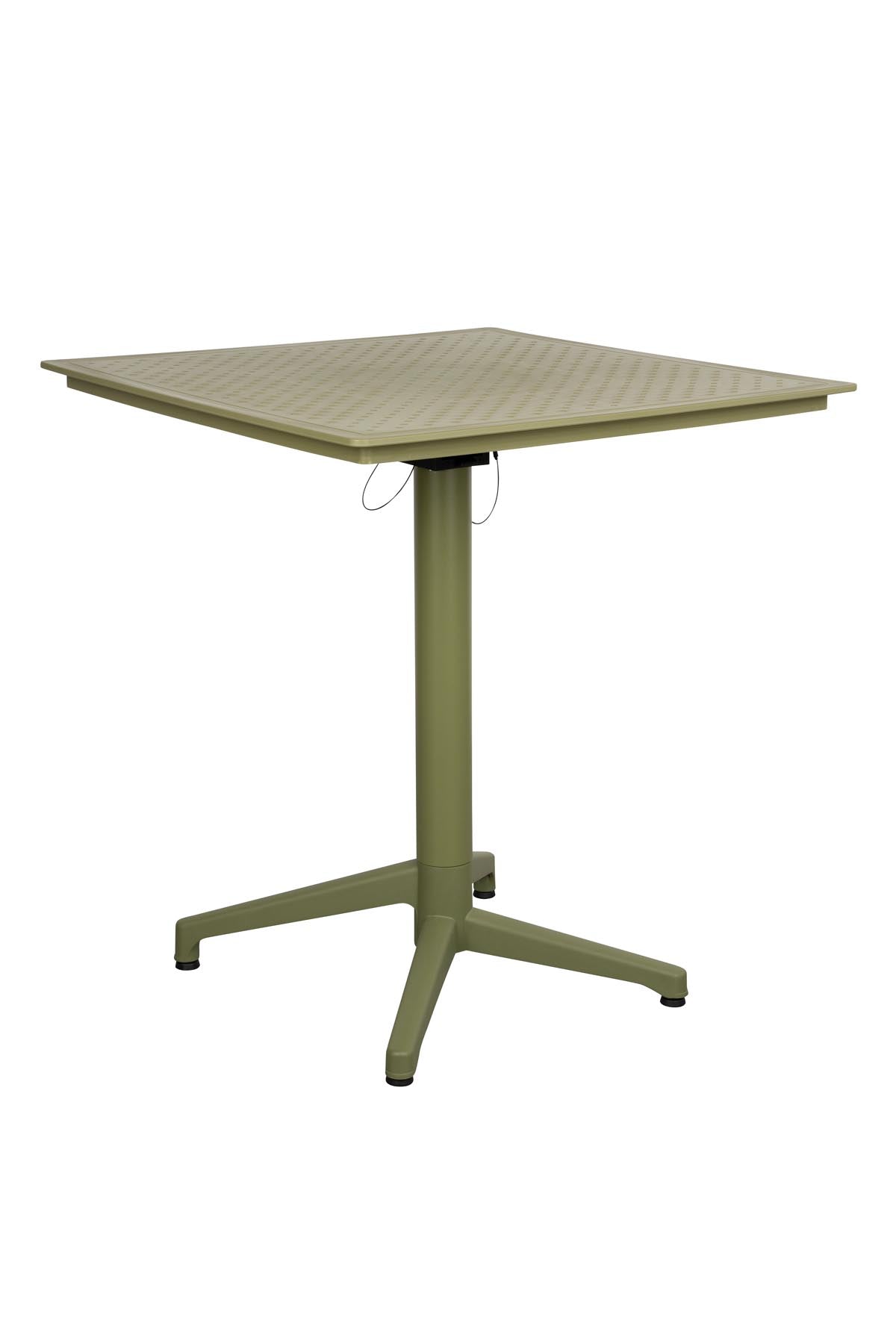 Bistro Tisch George in Grün präsentiert im Onlineshop von KAQTU Design AG. Gartentisch ist von White Label Living