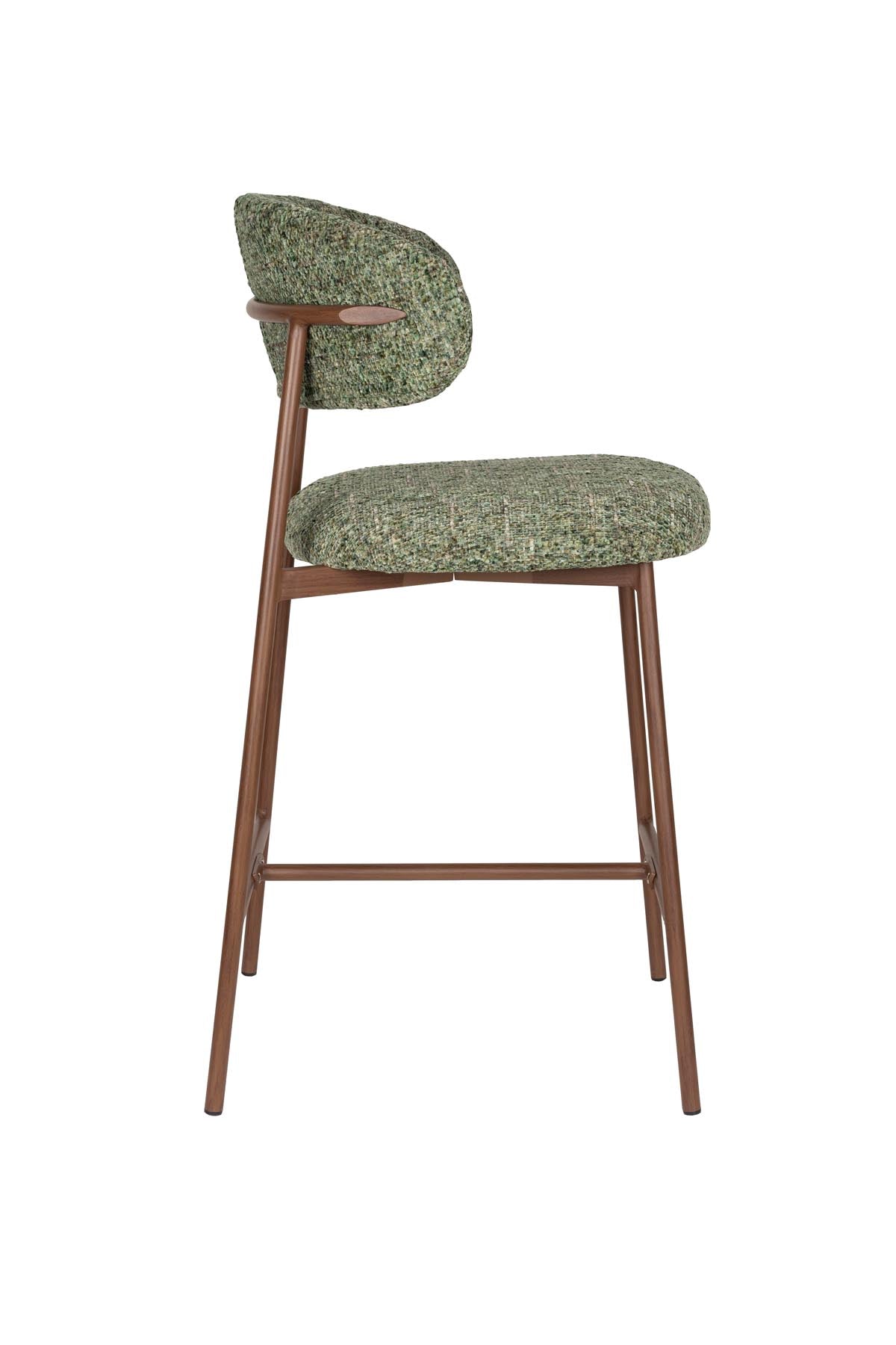 Barhocker Claes in Grün präsentiert im Onlineshop von KAQTU Design AG. Barstuhl ist von White Label Living
