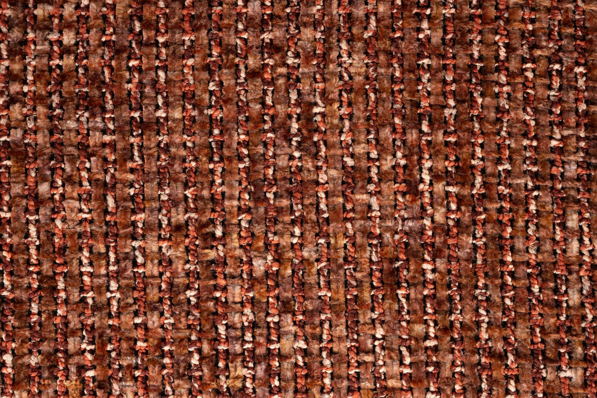 Armlehnstuhl Batoul von White Label Living in Beige, gepolsterte Schale mit grob gewebtem Stoff, dreibeiniges Metallgestell.