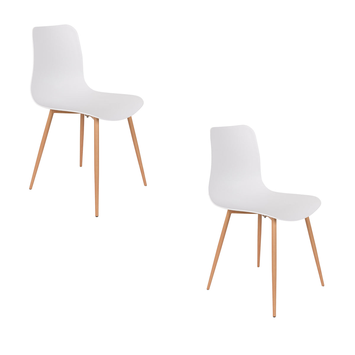 Stuhl LEON in Weiss präsentiert im Onlineshop von KAQTU Design AG. Stuhl ist von White Label Living