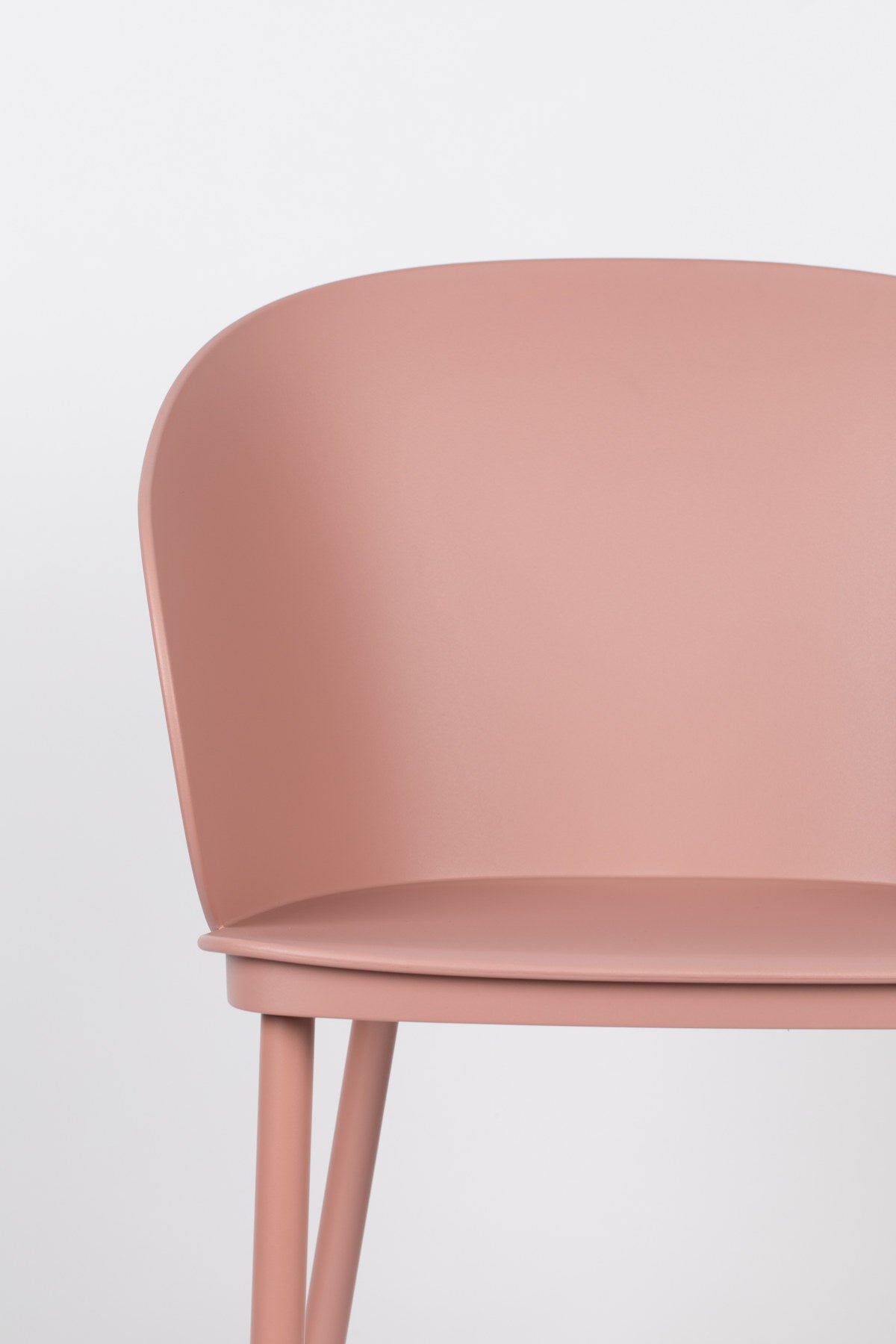 Stuhl GIGI in Rosa präsentiert im Onlineshop von KAQTU Design AG. Stuhl ist von White Label Living