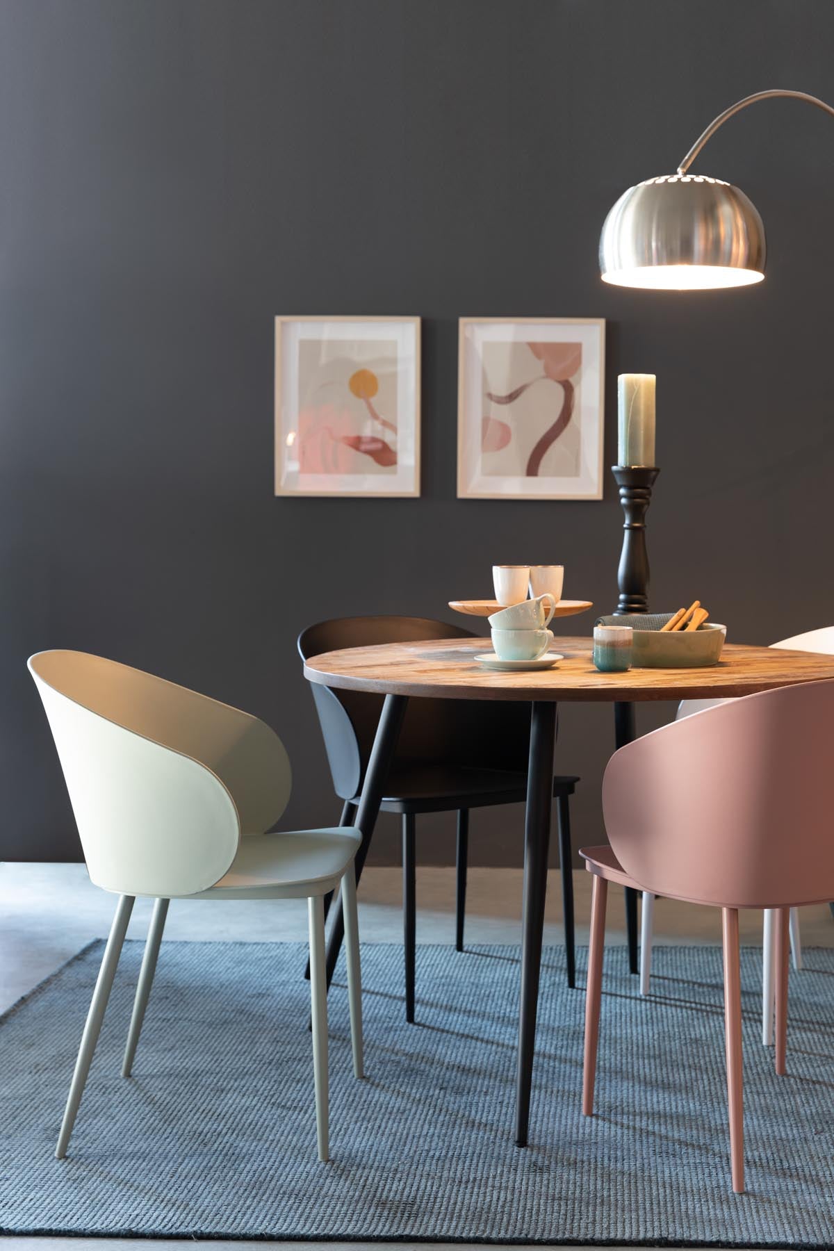 Stuhl GIGI in Minze präsentiert im Onlineshop von KAQTU Design AG. Stuhl ist von White Label Living