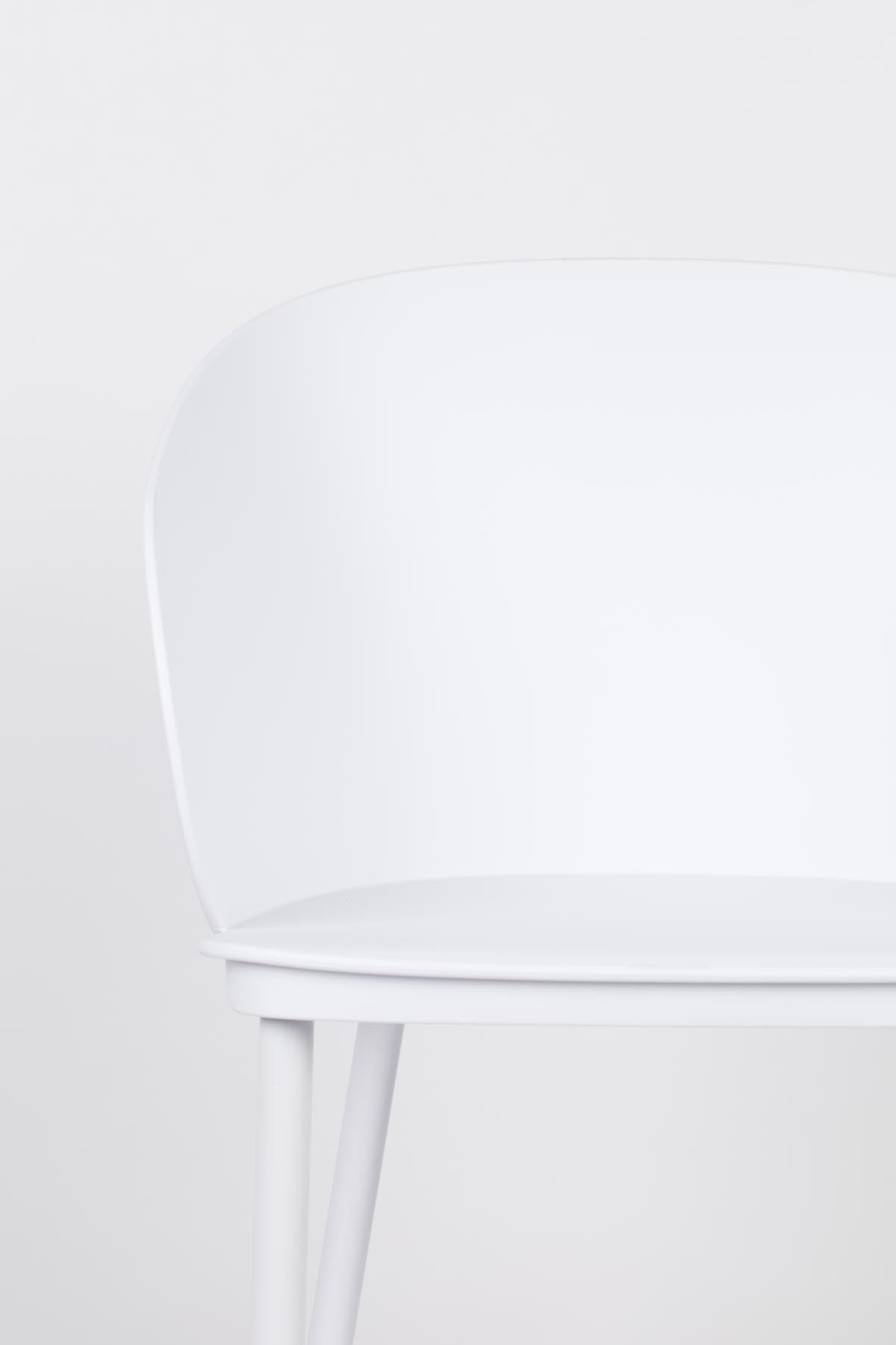 Stuhl GIGI in Weiss präsentiert im Onlineshop von KAQTU Design AG. Stuhl ist von White Label Living
