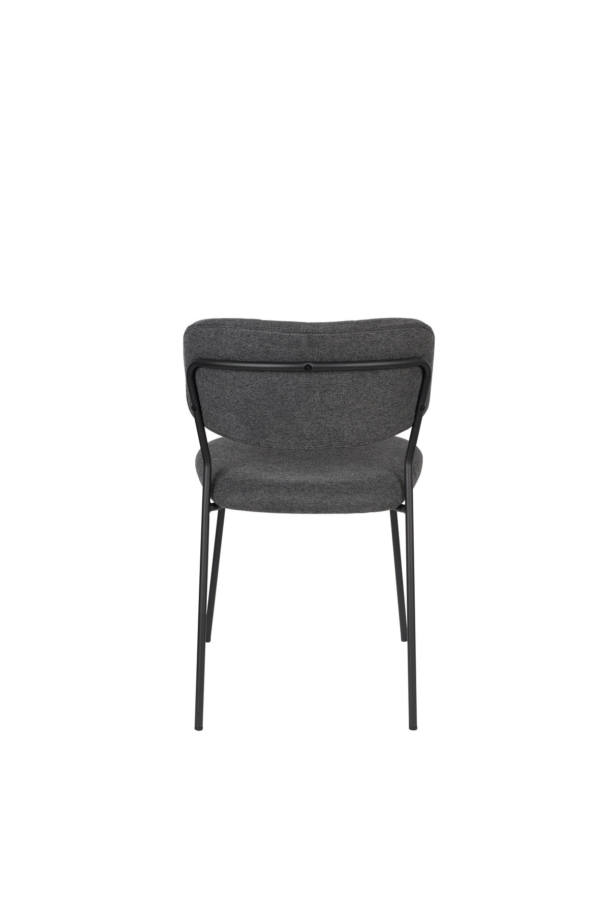 Stuhl Jolien gepolstert V1 in Grau präsentiert im Onlineshop von KAQTU Design AG. Stuhl ist von White Label Living