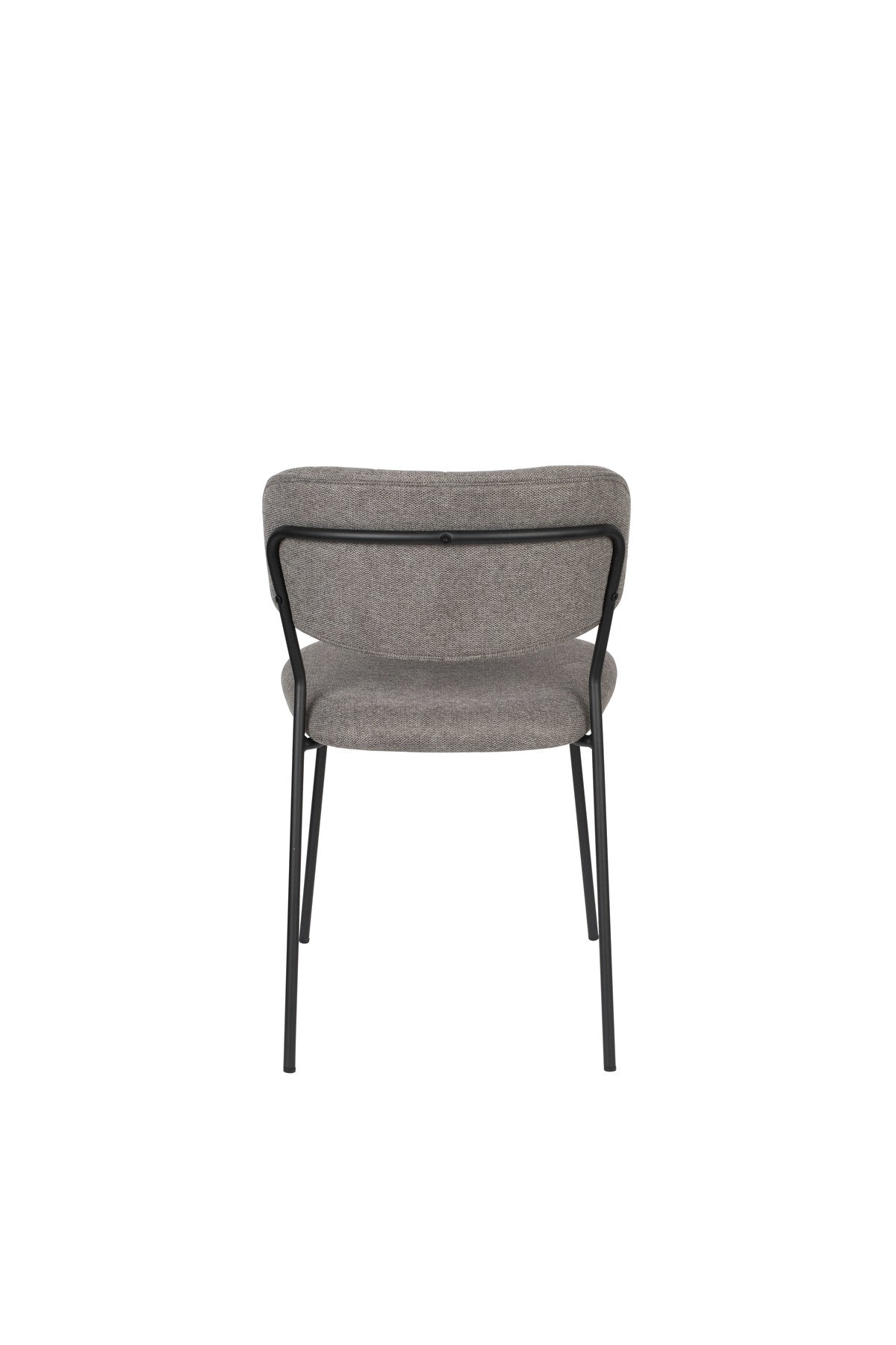 Stuhl Jolien gepolstert V1 in Grau präsentiert im Onlineshop von KAQTU Design AG. Stuhl ist von White Label Living
