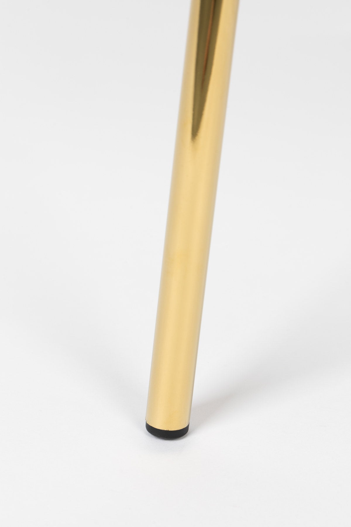 Stuhl Jolien gepolstert V1 in Gold/Hellgrün präsentiert im Onlineshop von KAQTU Design AG. Stuhl ist von White Label Living