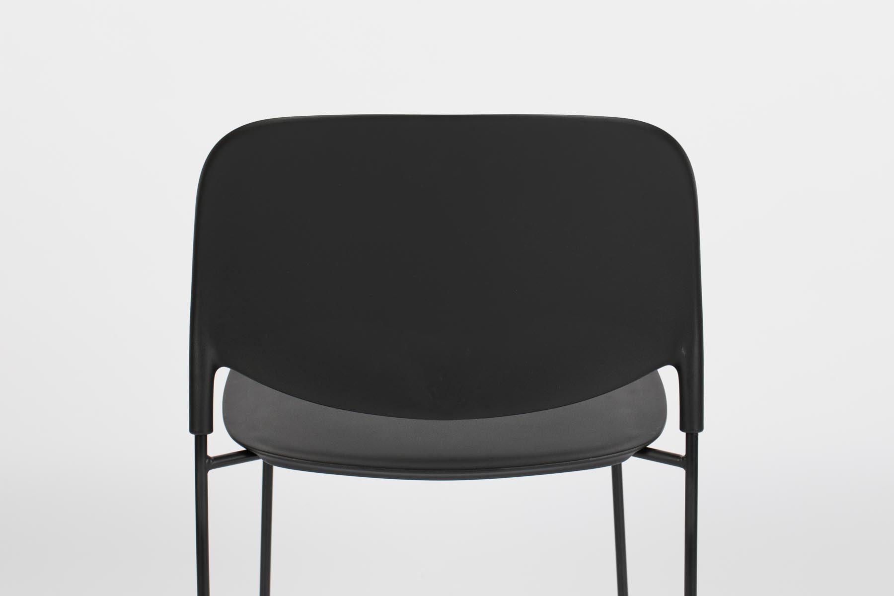 Stuhl STACKS in Schwarz präsentiert im Onlineshop von KAQTU Design AG. Stuhl ist von White Label Living