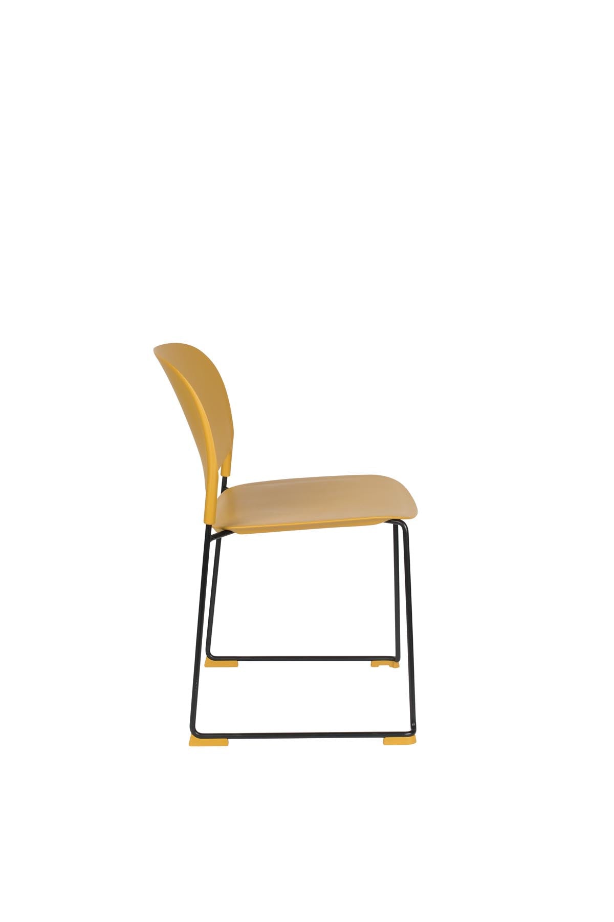 Stuhl STACKS in Ocker präsentiert im Onlineshop von KAQTU Design AG. Stuhl ist von White Label Living
