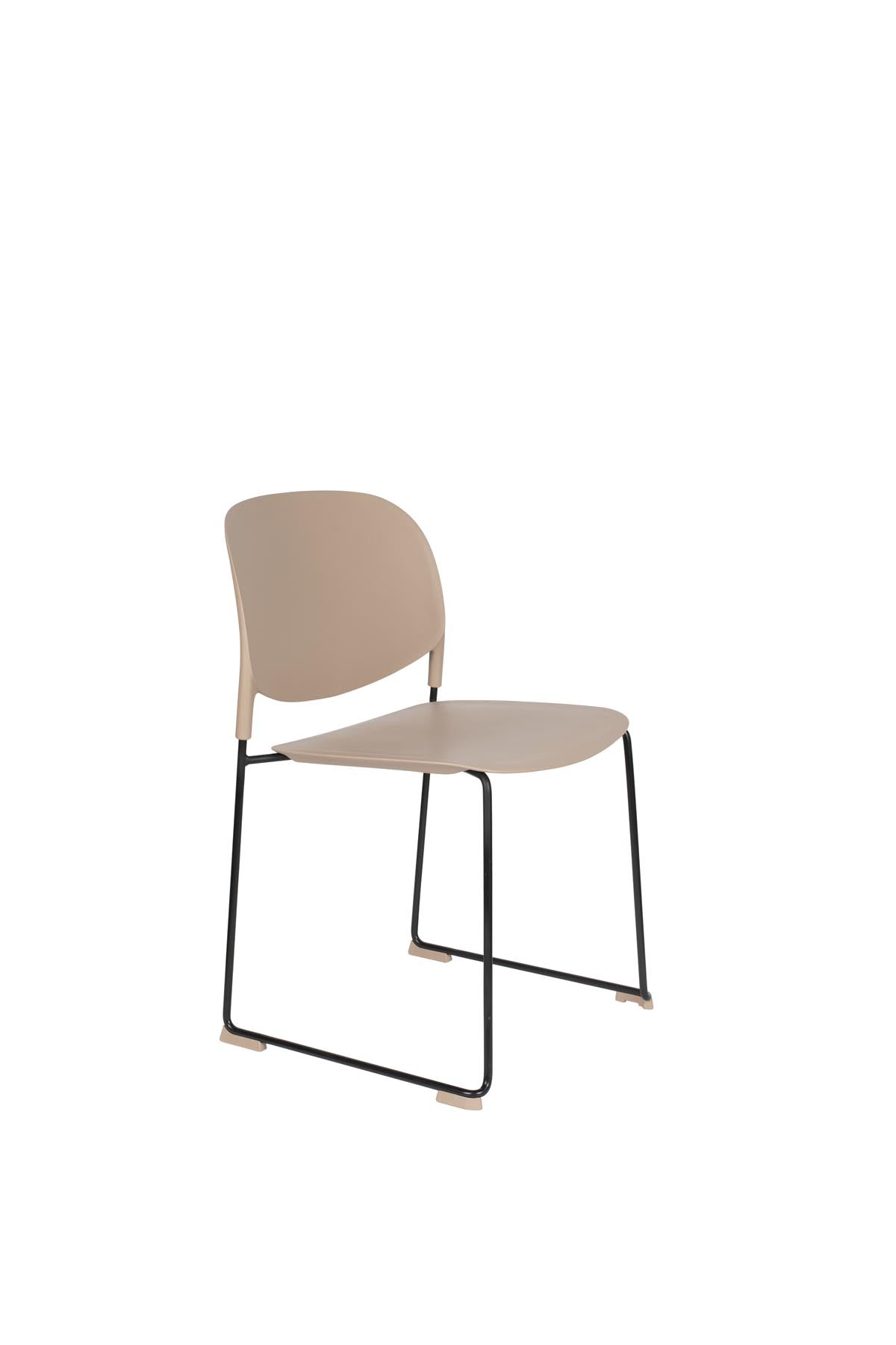 Stuhl STACKS in Leber präsentiert im Onlineshop von KAQTU Design AG. Stuhl ist von White Label Living
