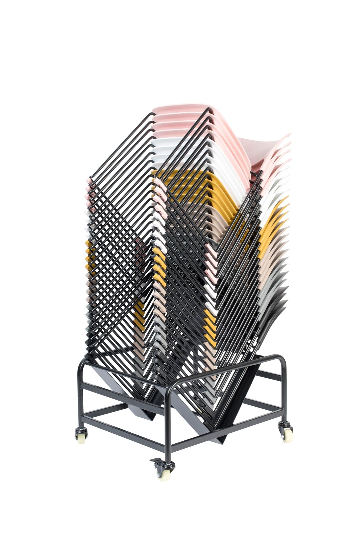 Stuhl STACKS in Leber präsentiert im Onlineshop von KAQTU Design AG. Stuhl ist von White Label Living